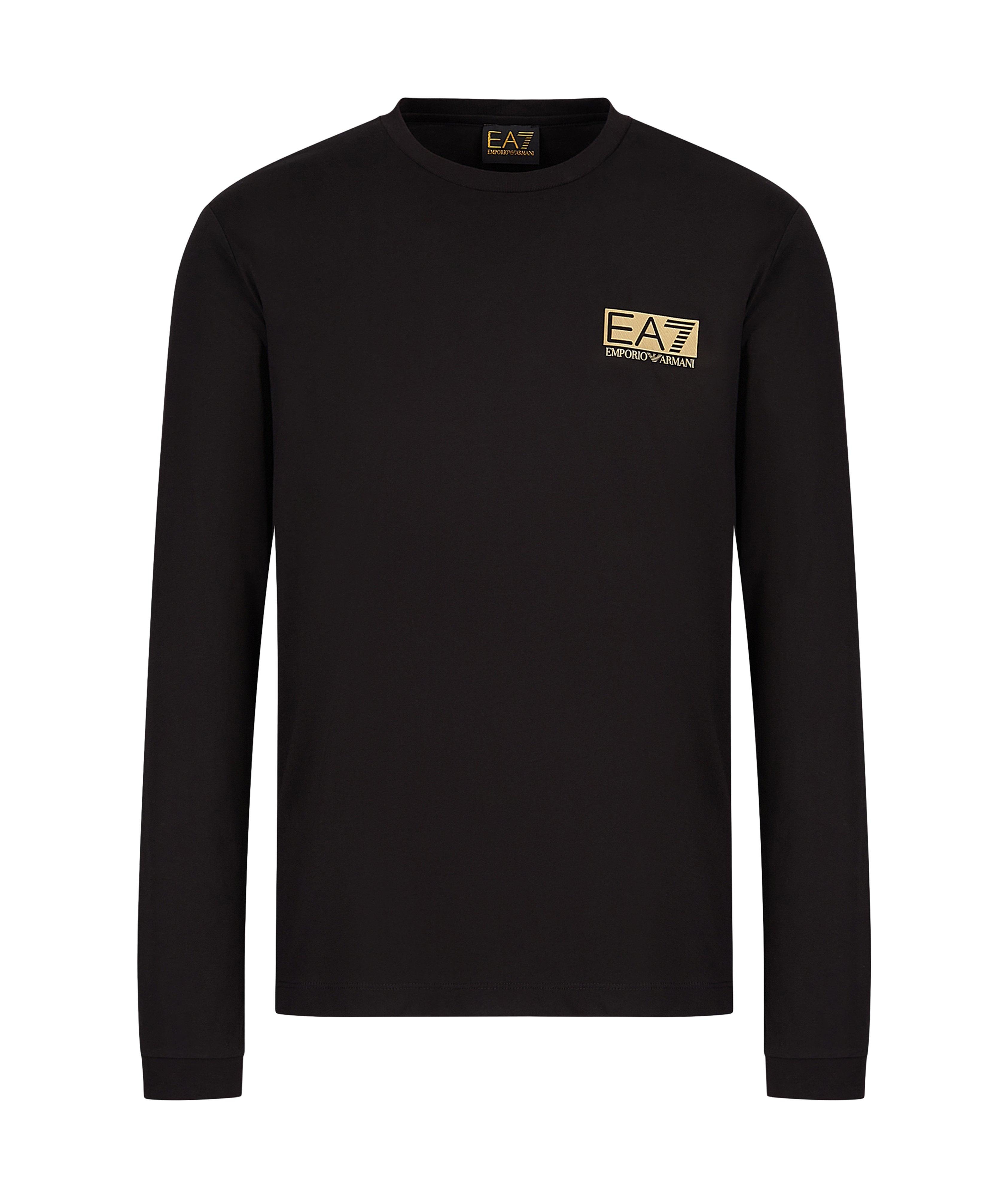 Long Sleeve EA7 Cotton T-Shirt image 0