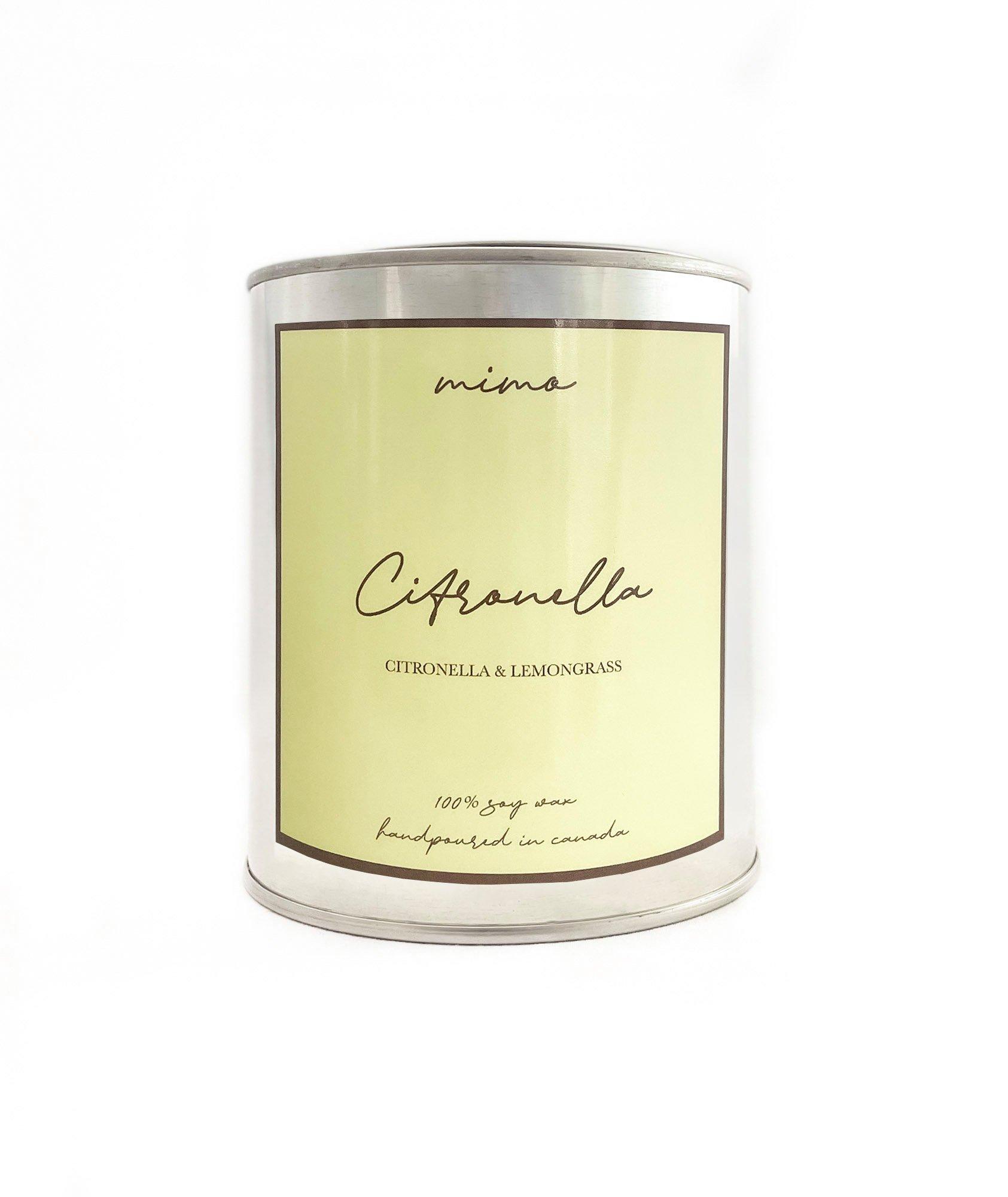 Citronella Lemongrass Bug Repellent Scented Candle image 0