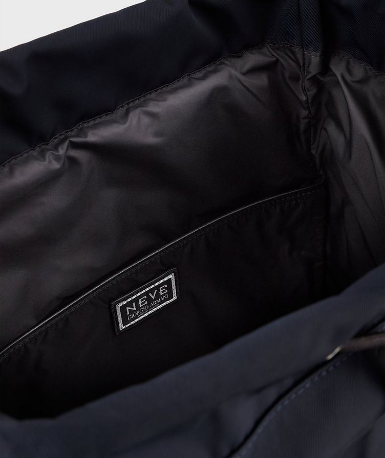Neve Technical Nylon and Shearling Backpack image 4