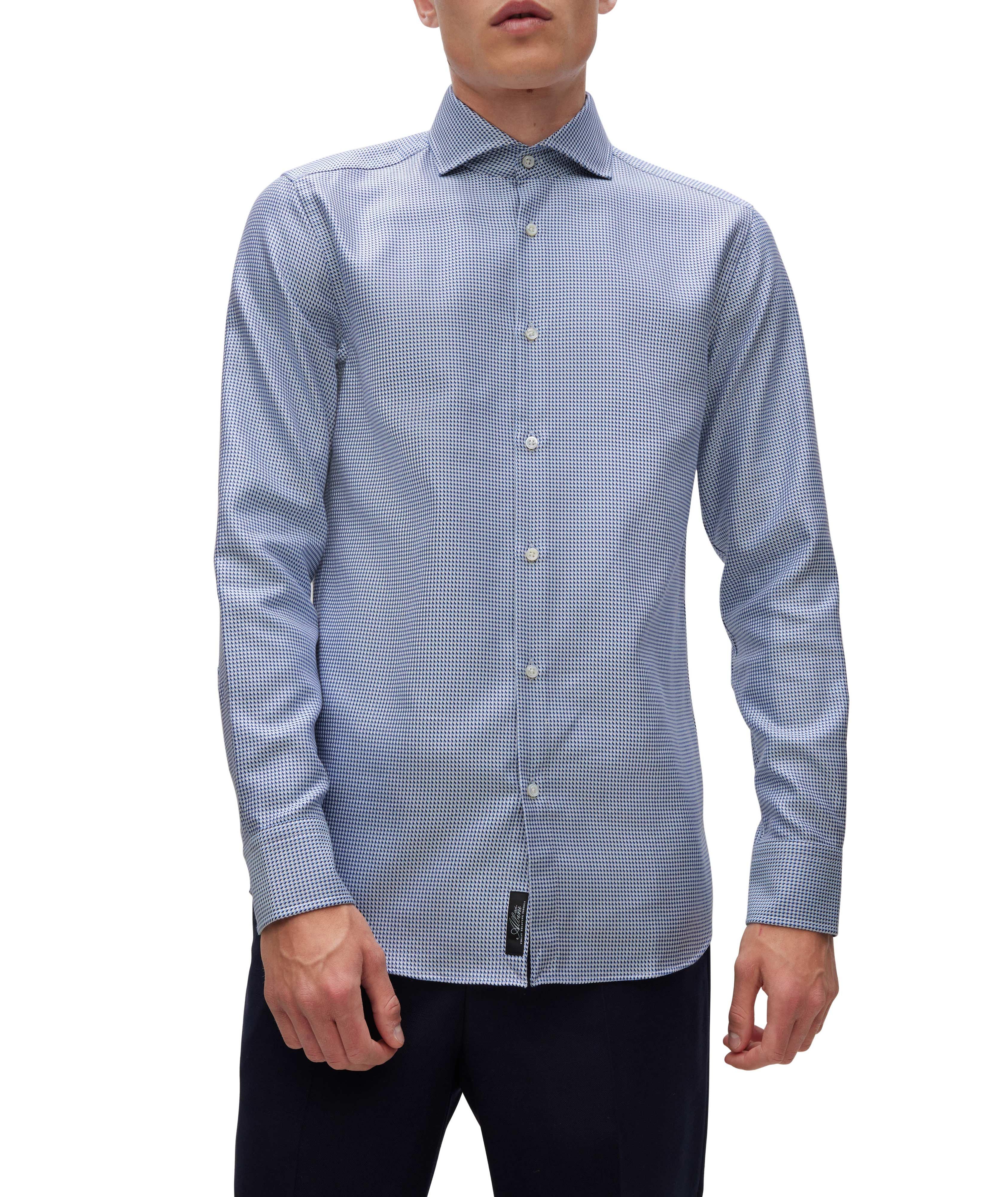 Slim Fit Cotton-Blend Dress Shirt image 1