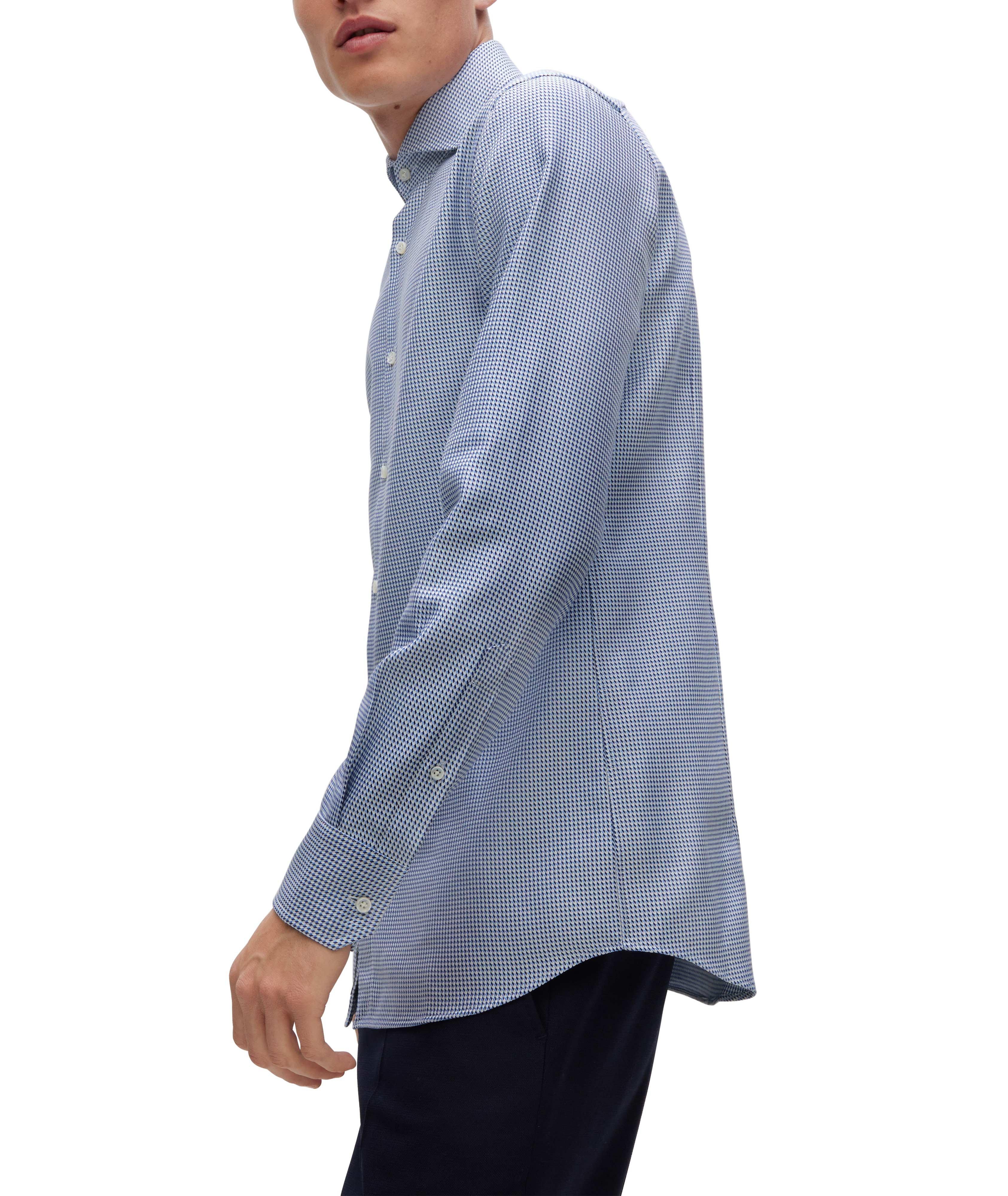 Slim Fit Cotton-Blend Dress Shirt image 3