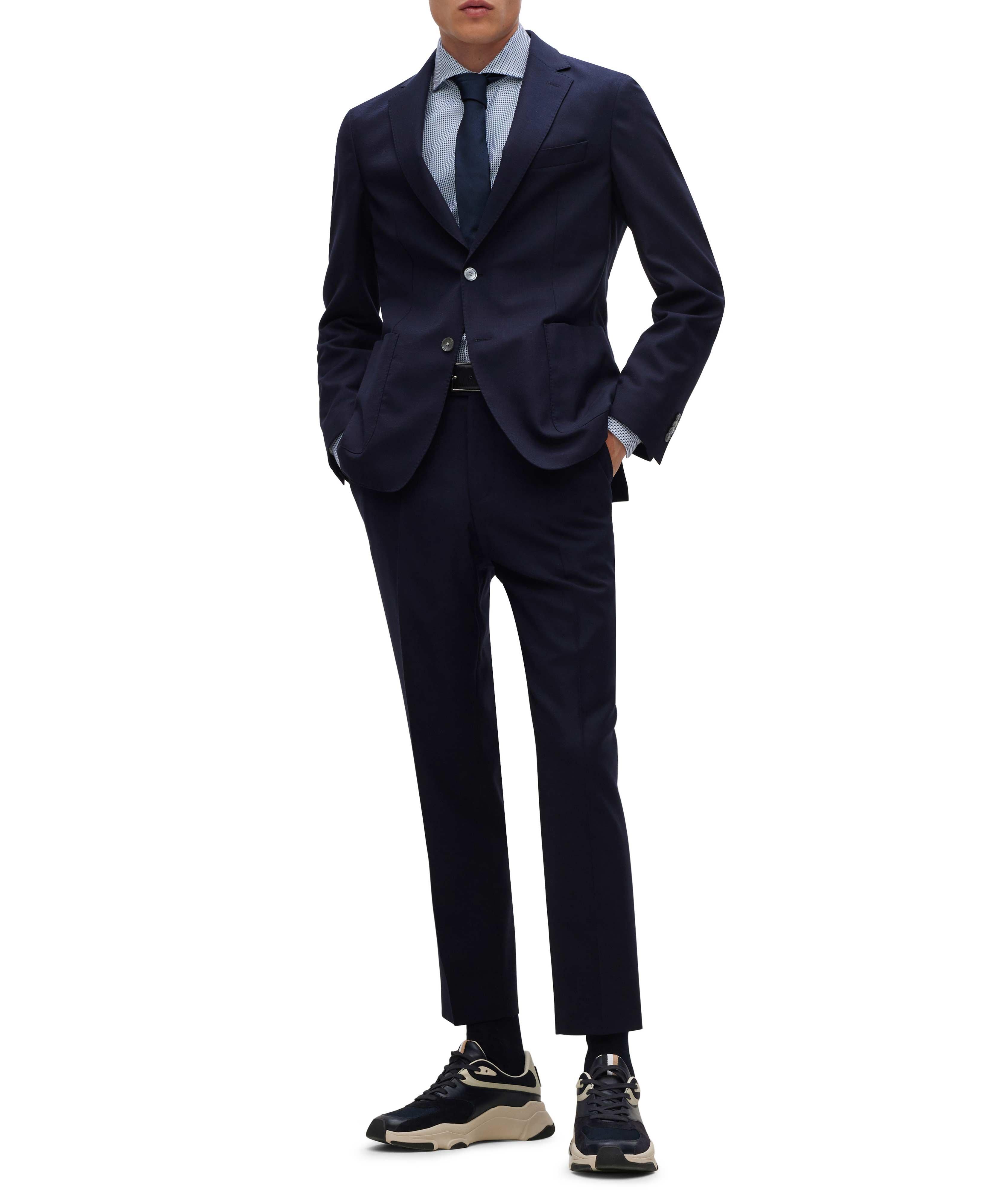 Slim Fit Cotton-Blend Dress Shirt image 5