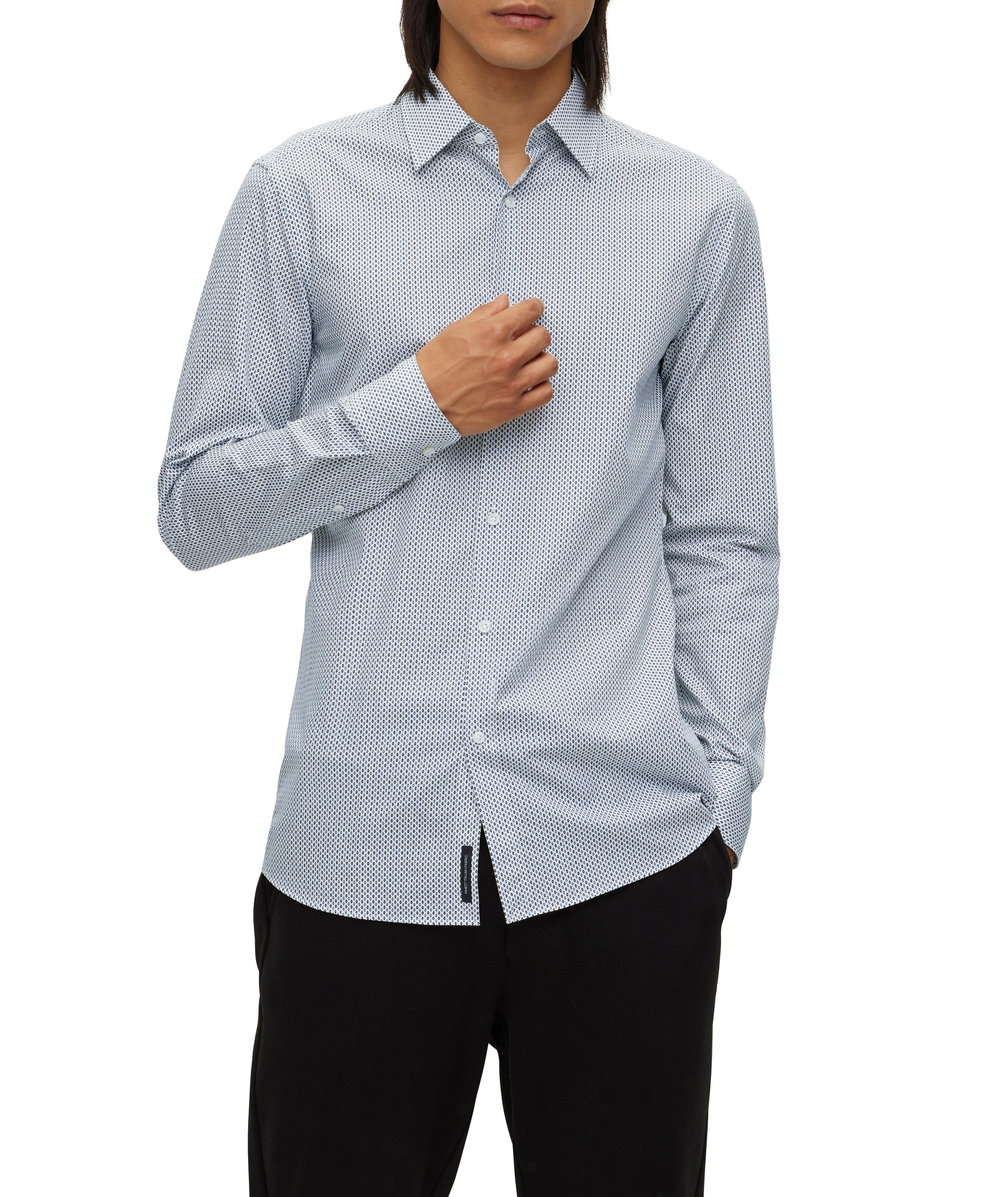 Slim-Fit Cotton Poplin Dress Shirt image 1