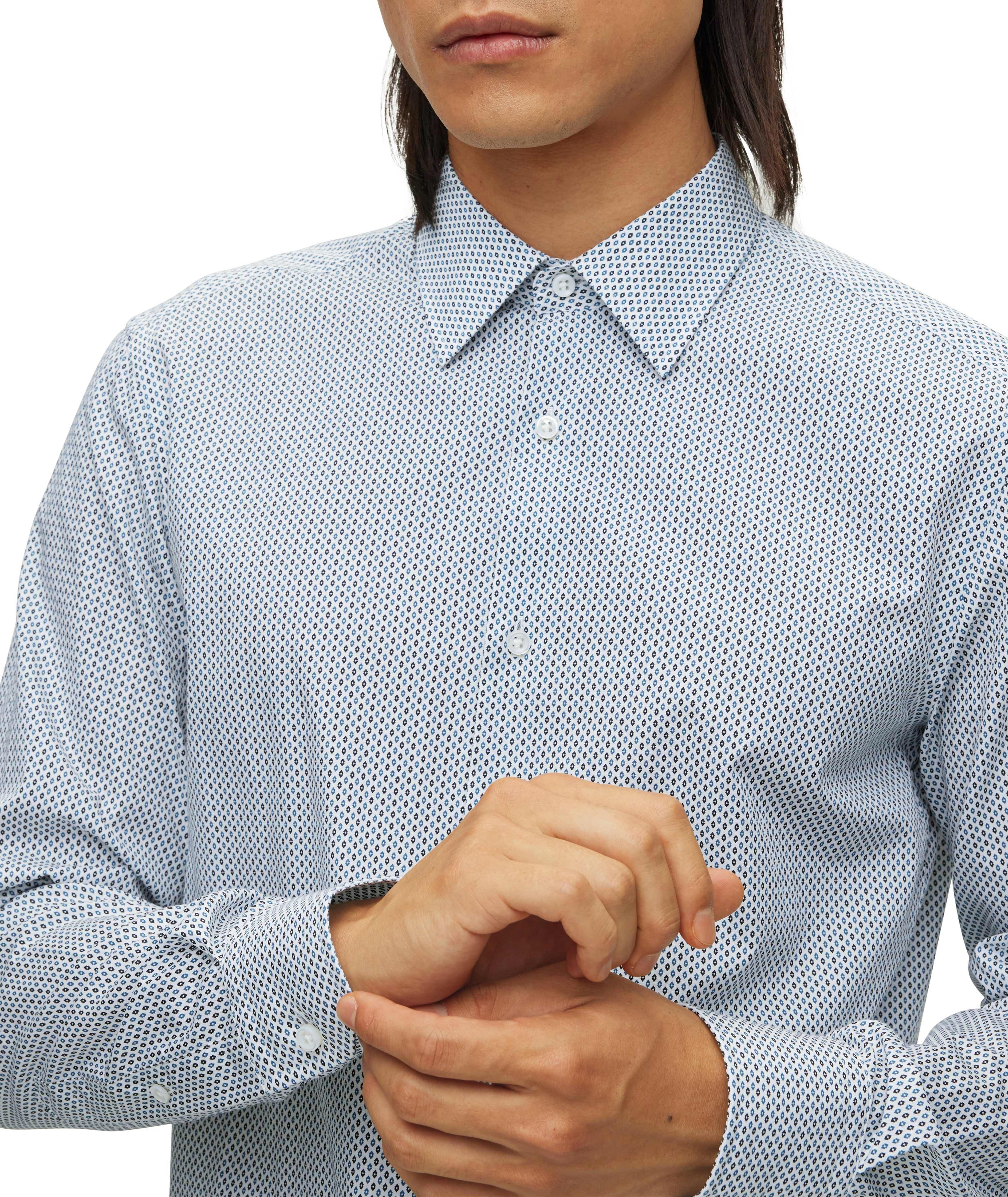 Slim-Fit Cotton Poplin Dress Shirt image 4