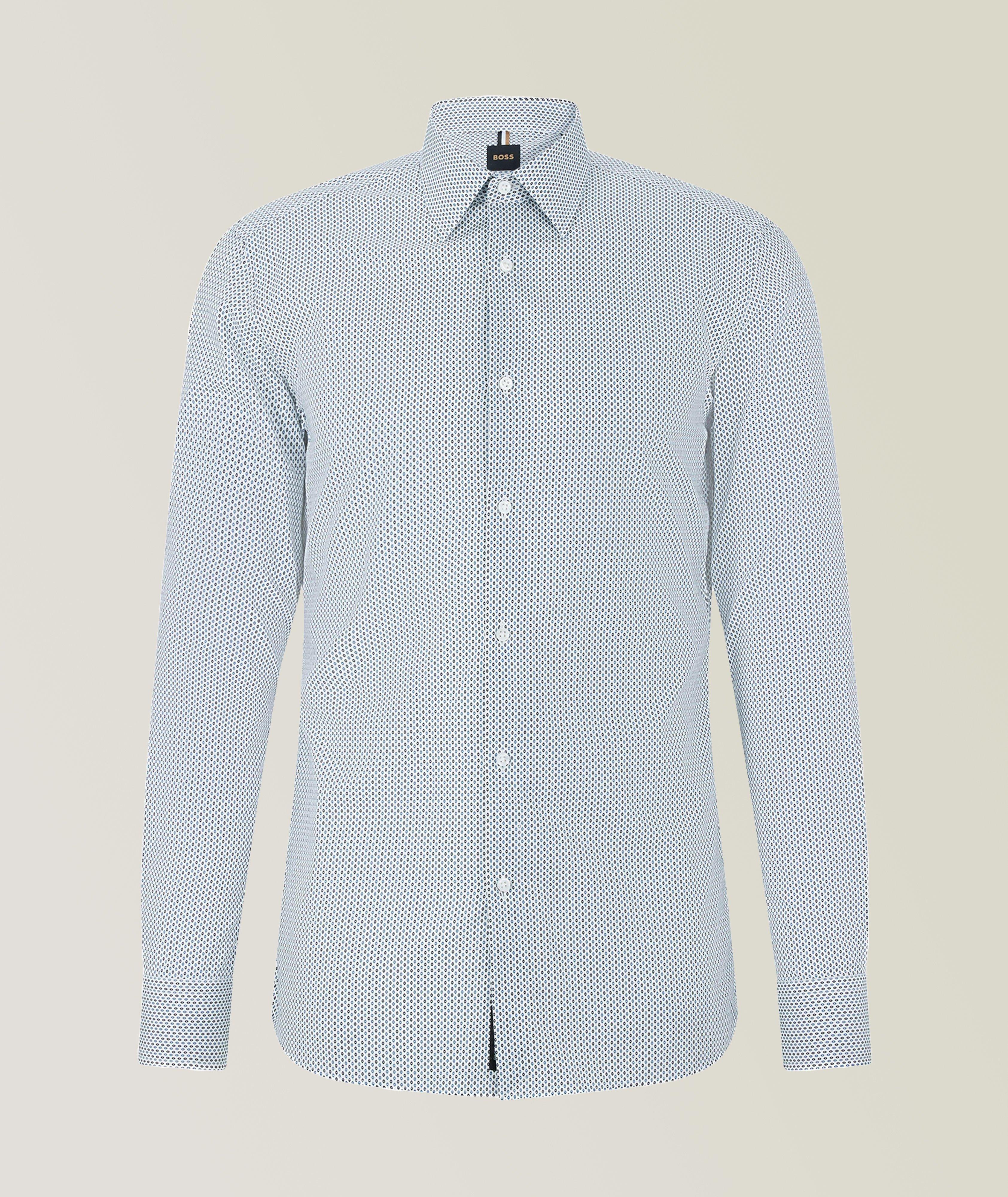 Slim-Fit Cotton Poplin Dress Shirt image 0