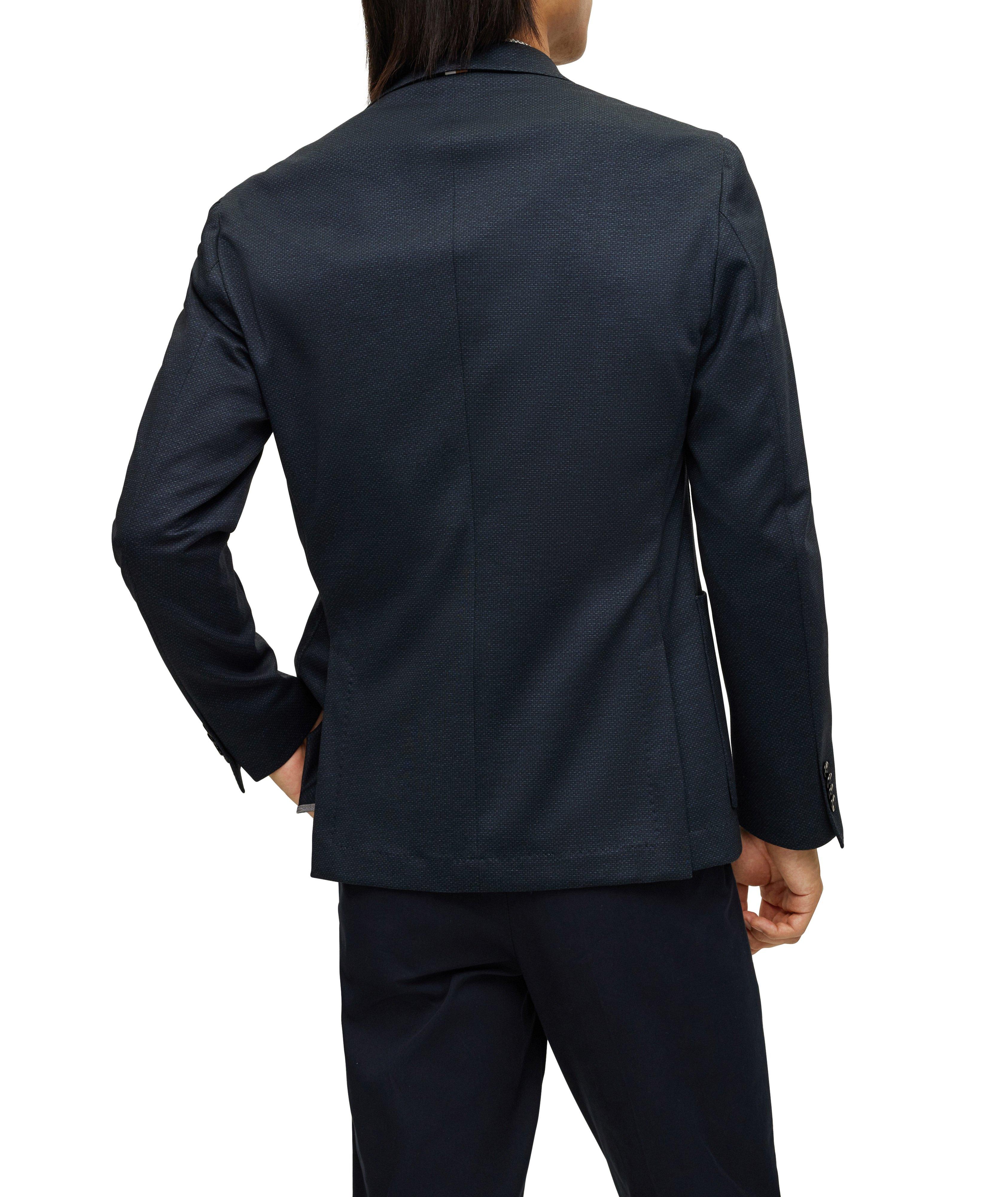 Blazer en jersey extensible de coupe amincie image 2