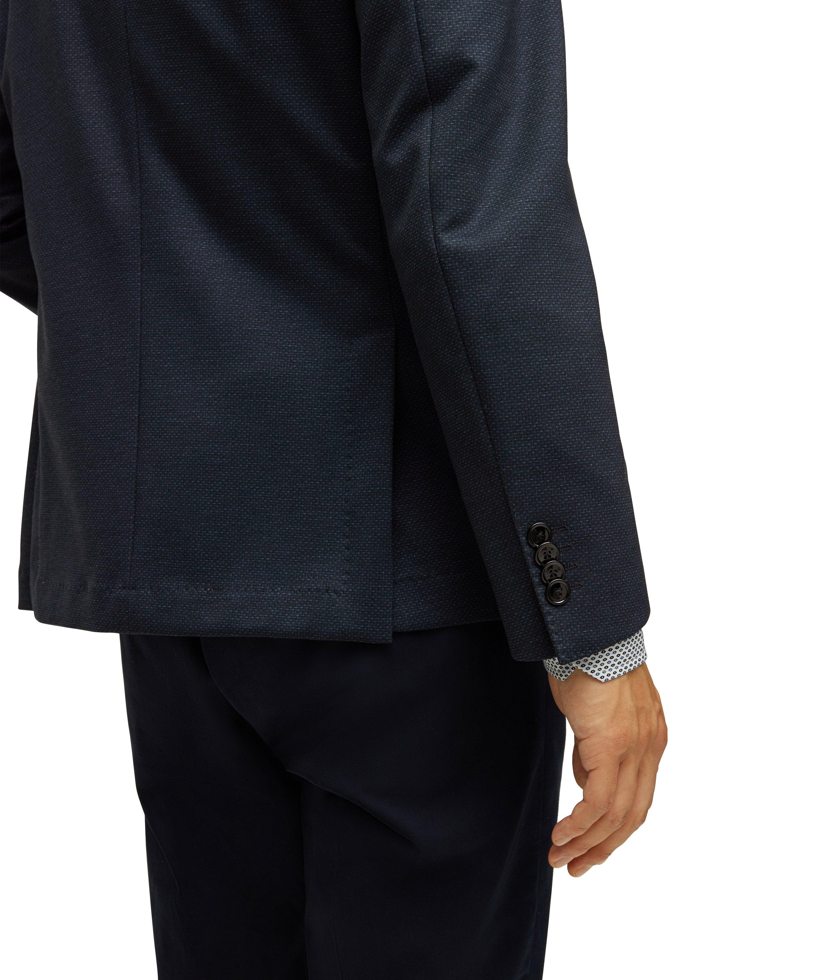 Blazer en jersey extensible de coupe amincie image 3