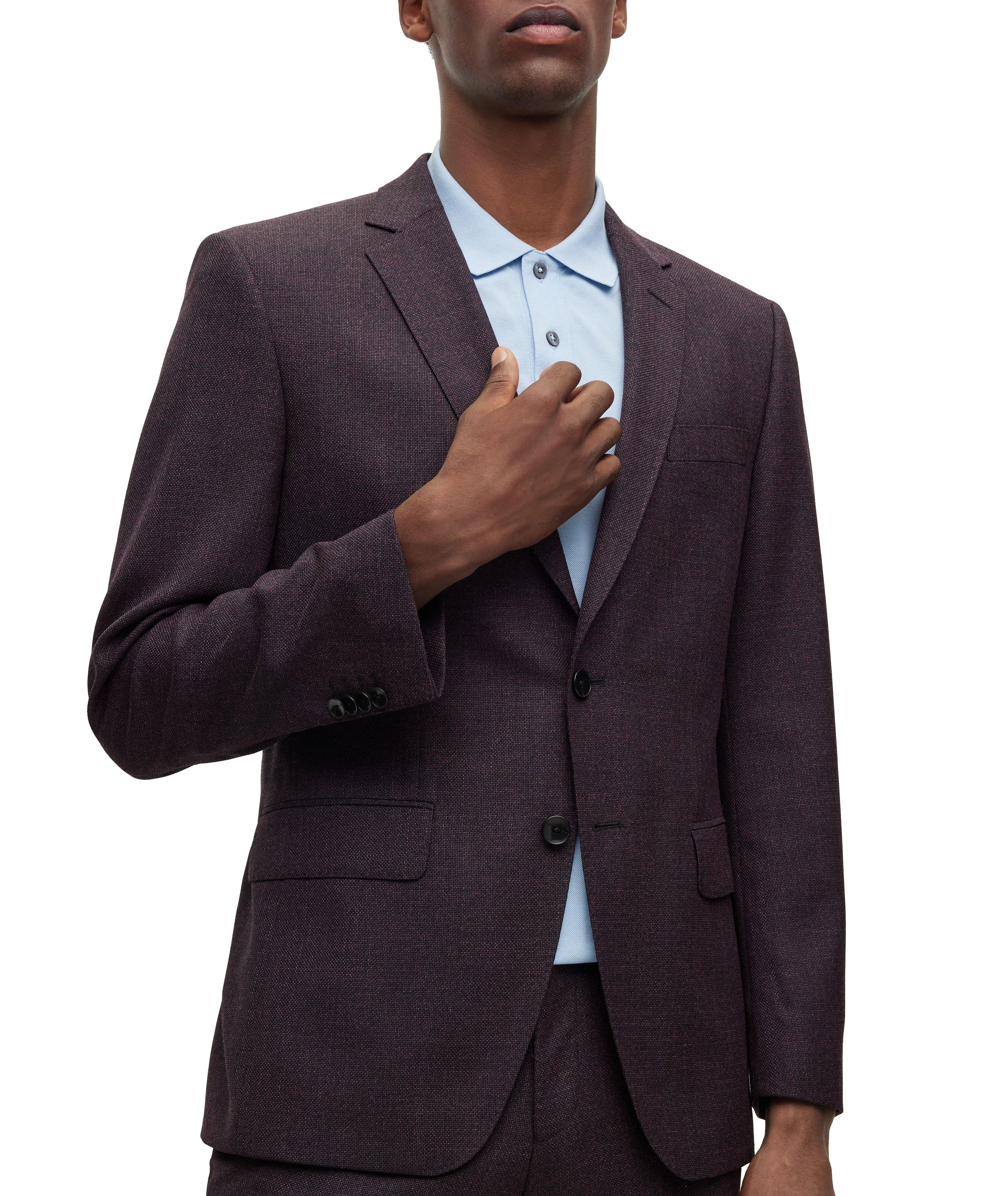 Slim-Fit Virgin Wool  Single-Breasted Jacket  image 3