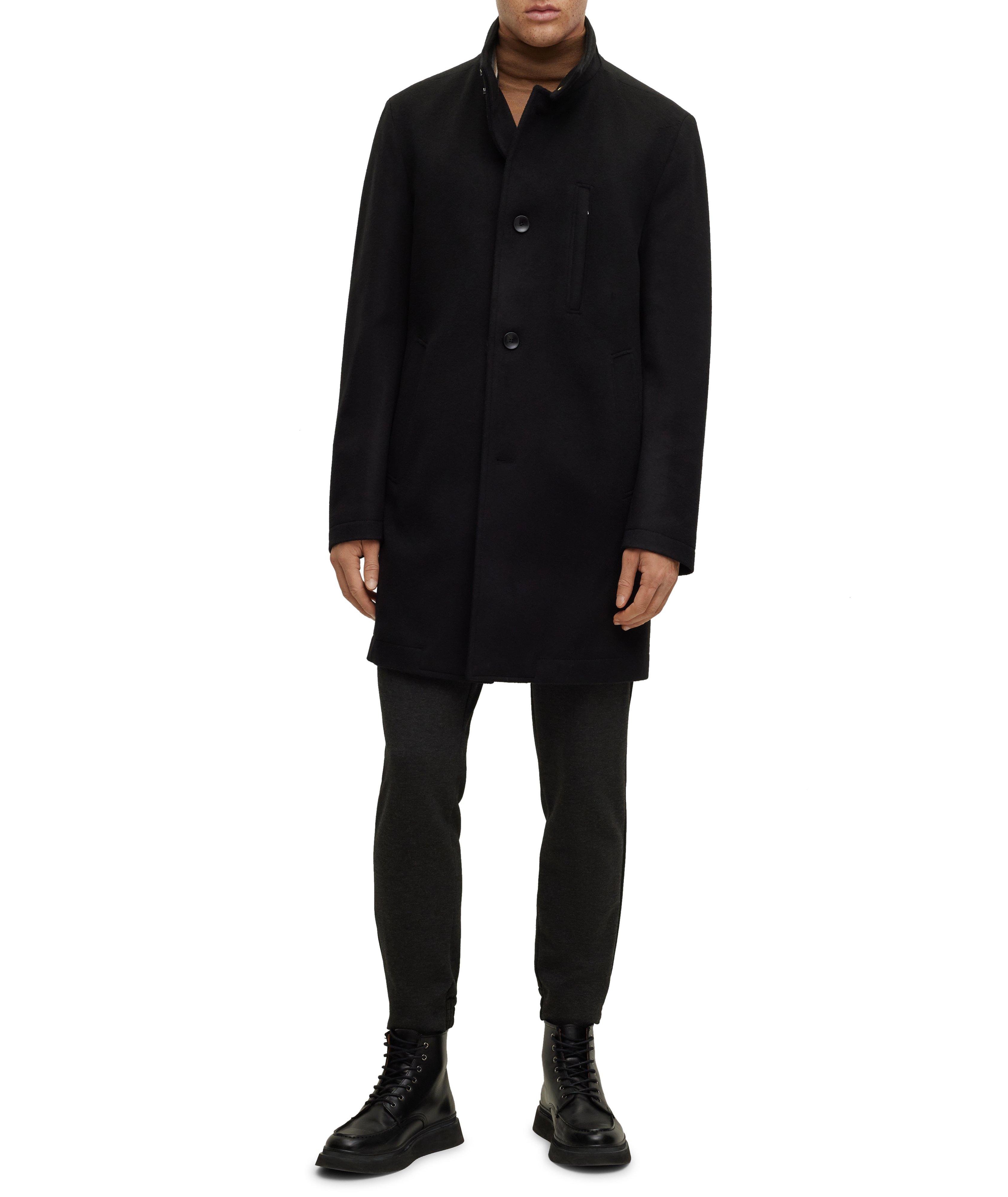 BOSS Slim-Fit Wool-Cashmere Blend Coat | Coats | Harry Rosen