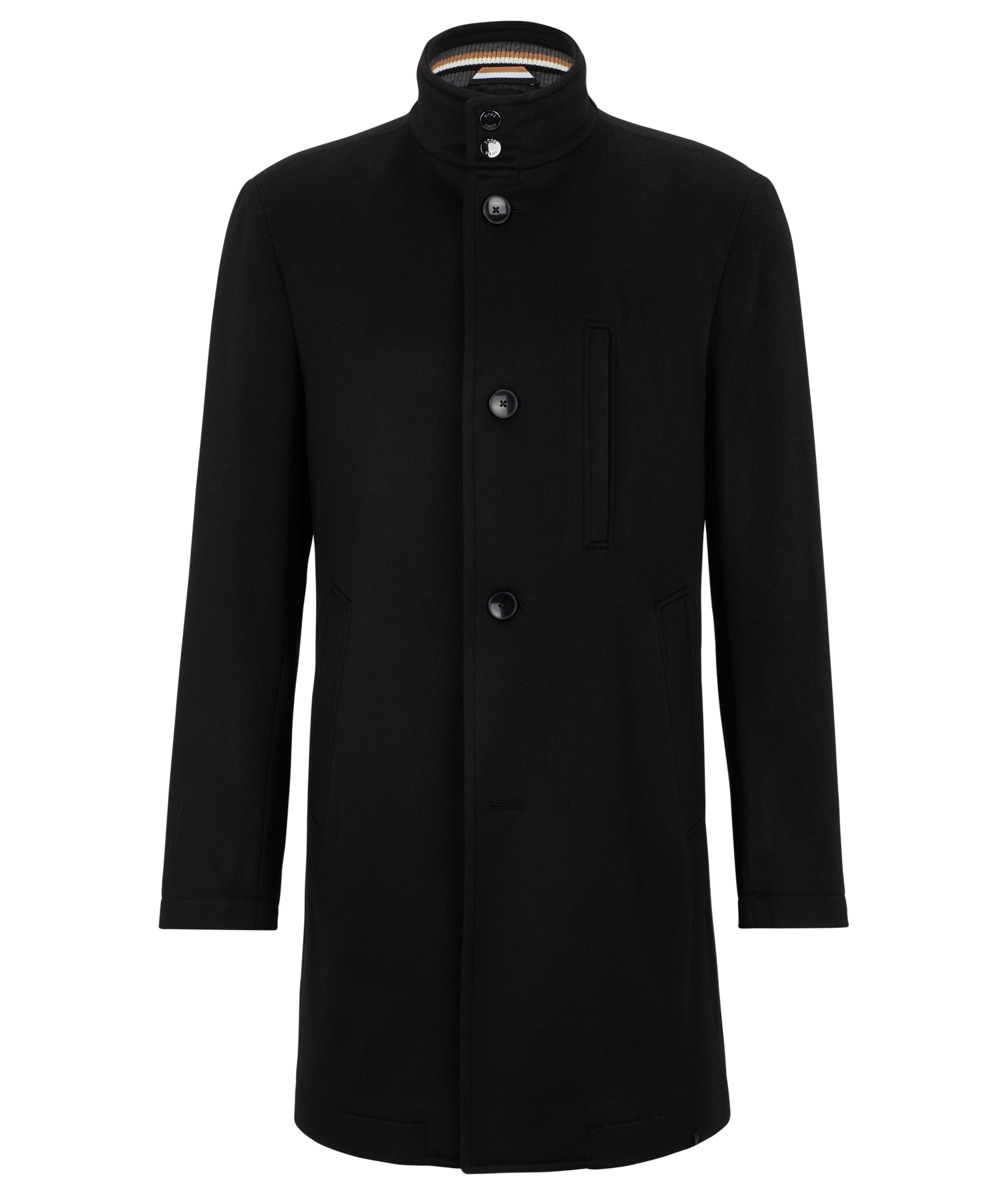 Slim-Fit Wool-Cashmere Blend Coat  image 0