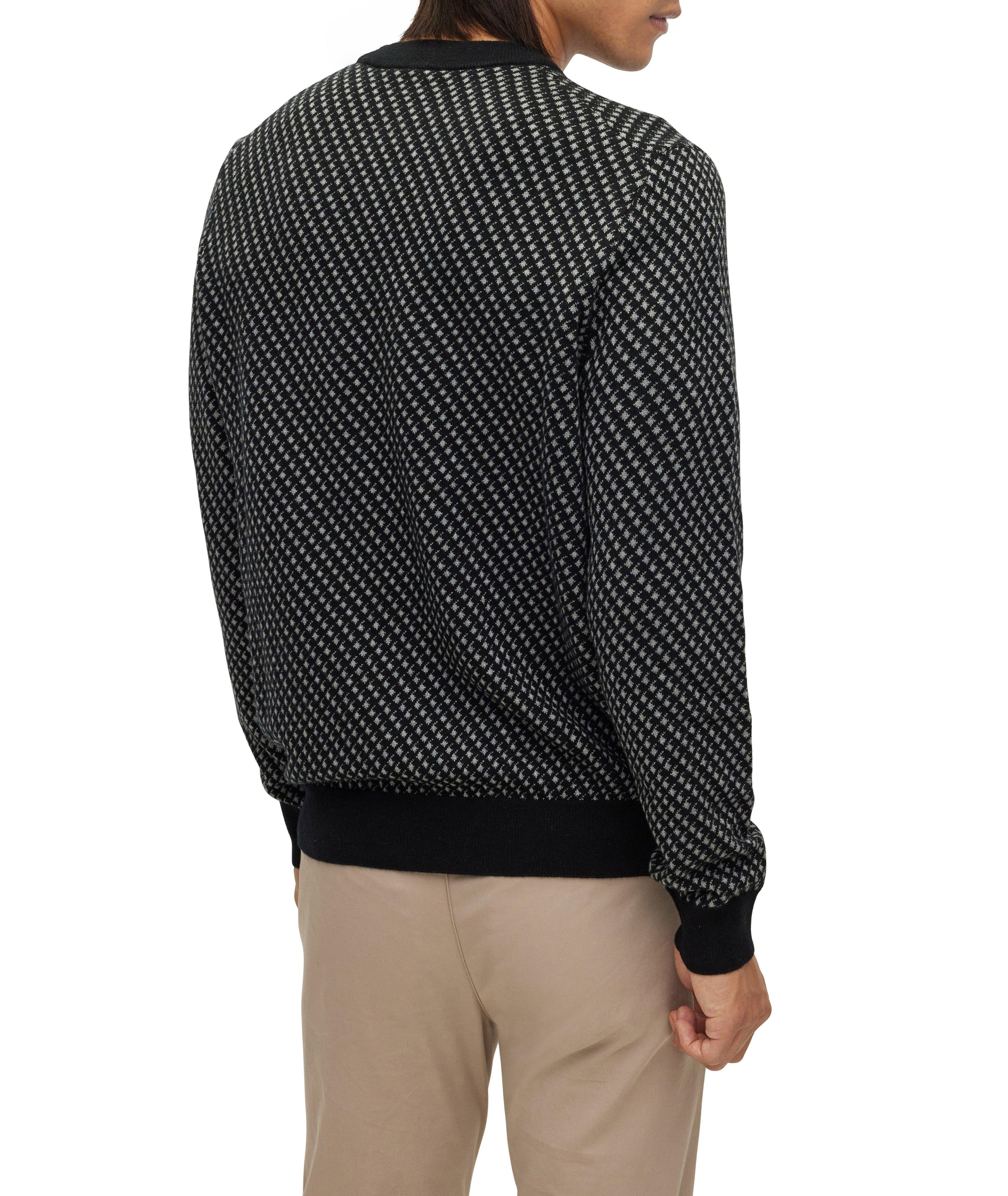 Wool-Blend Jacquard Sweater image 2