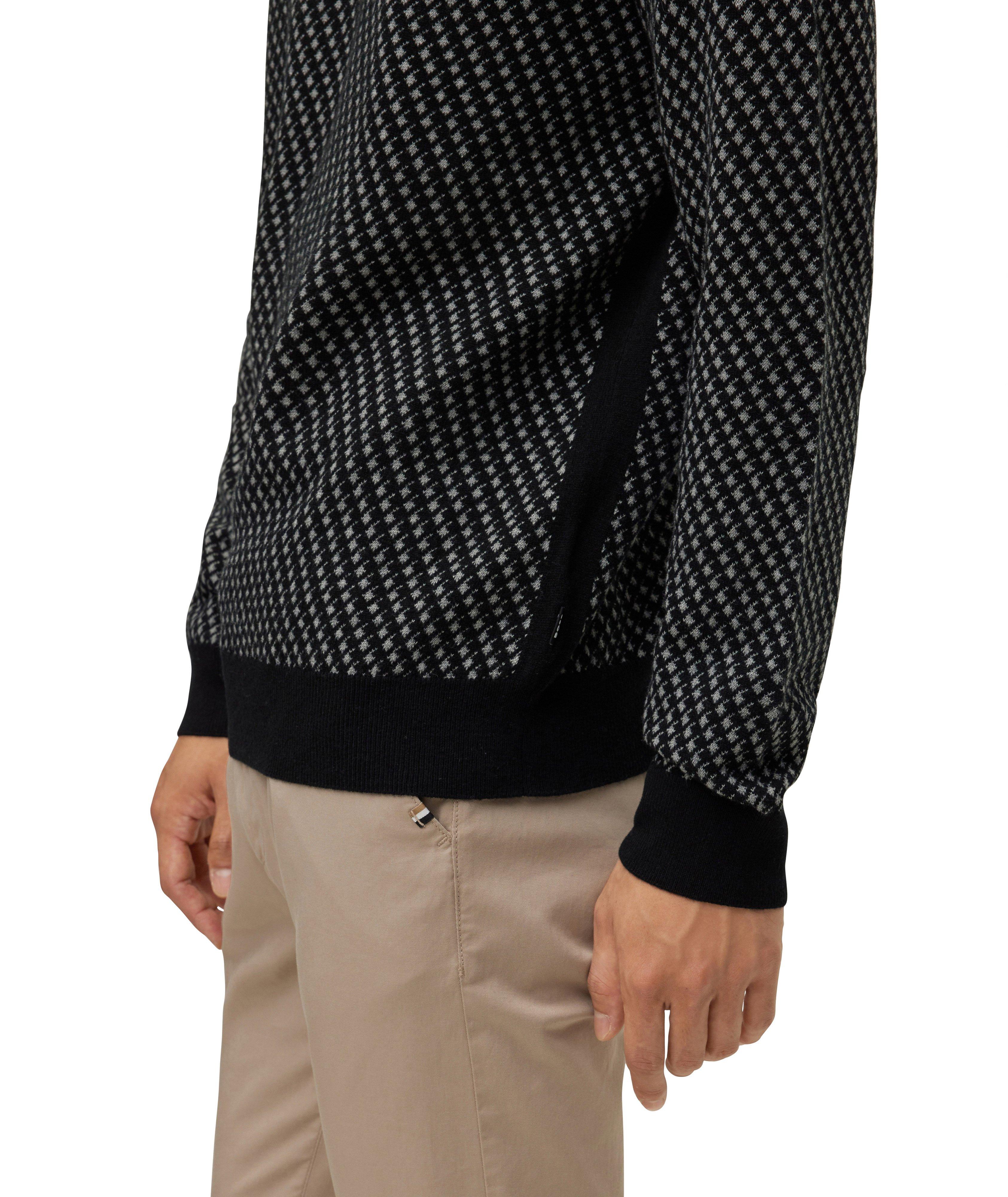 Wool-Blend Jacquard Sweater image 3