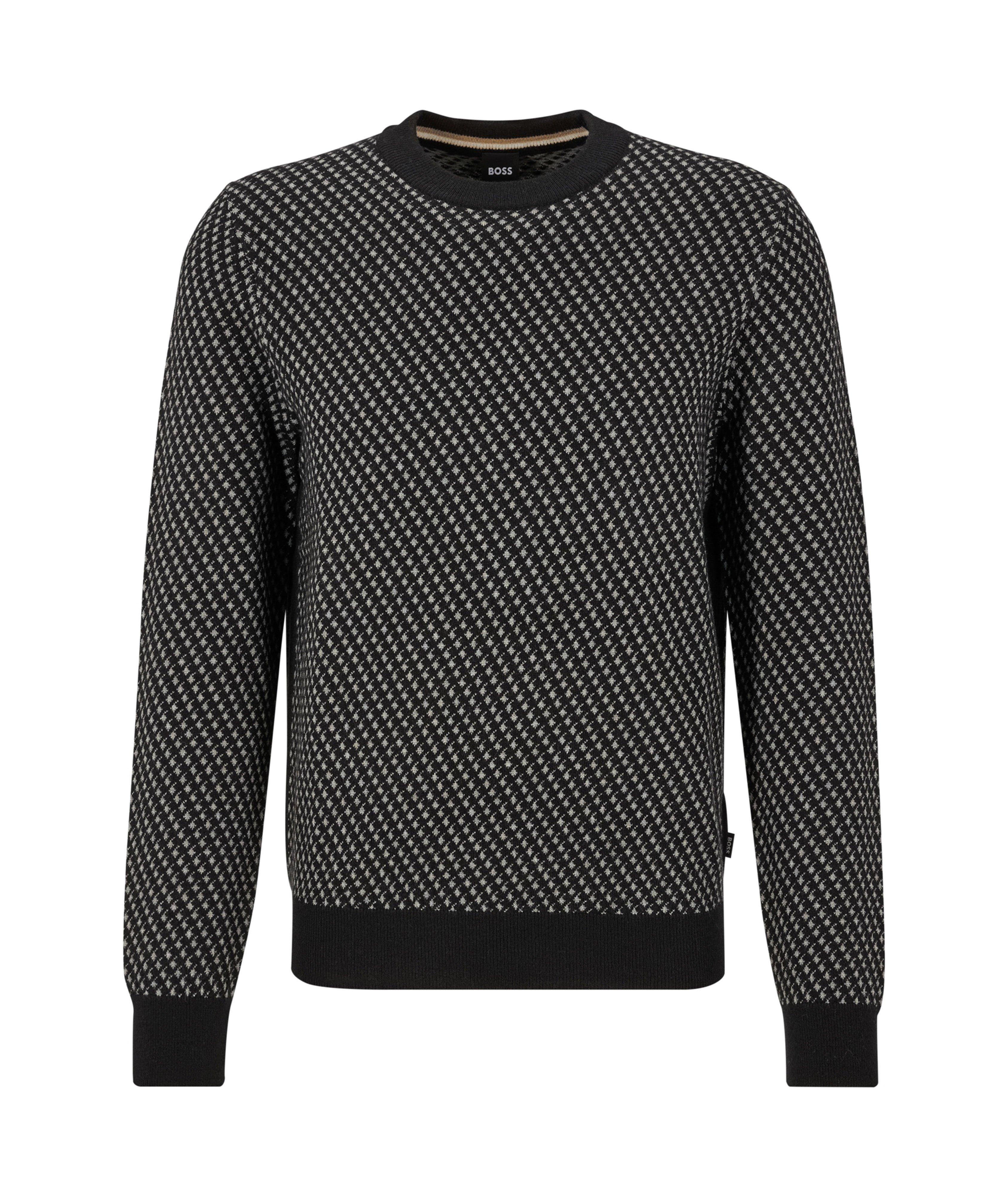 Wool-Blend Jacquard Sweater image 0