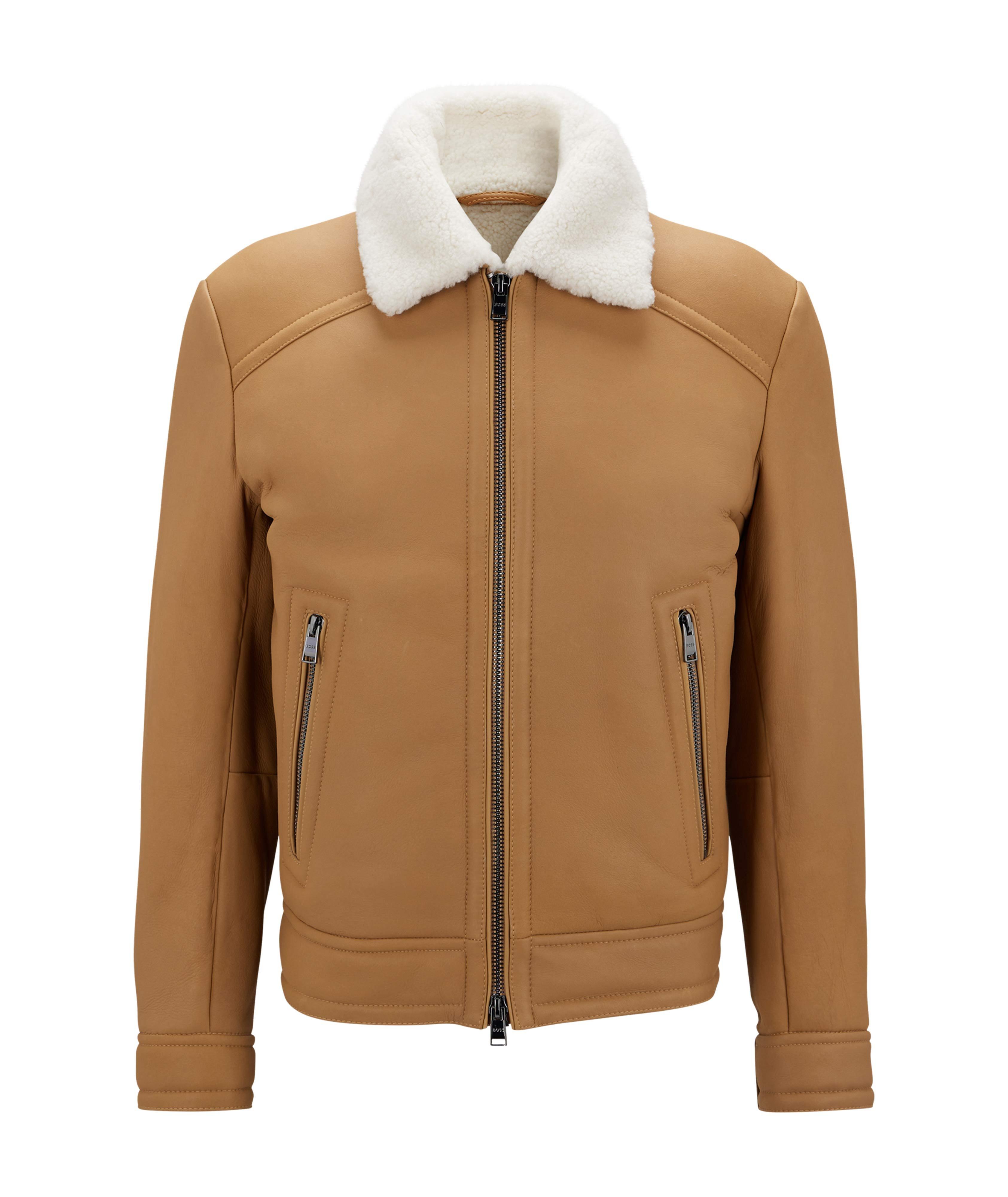 Lambskin Two-Zip Shearling Jacket image 0