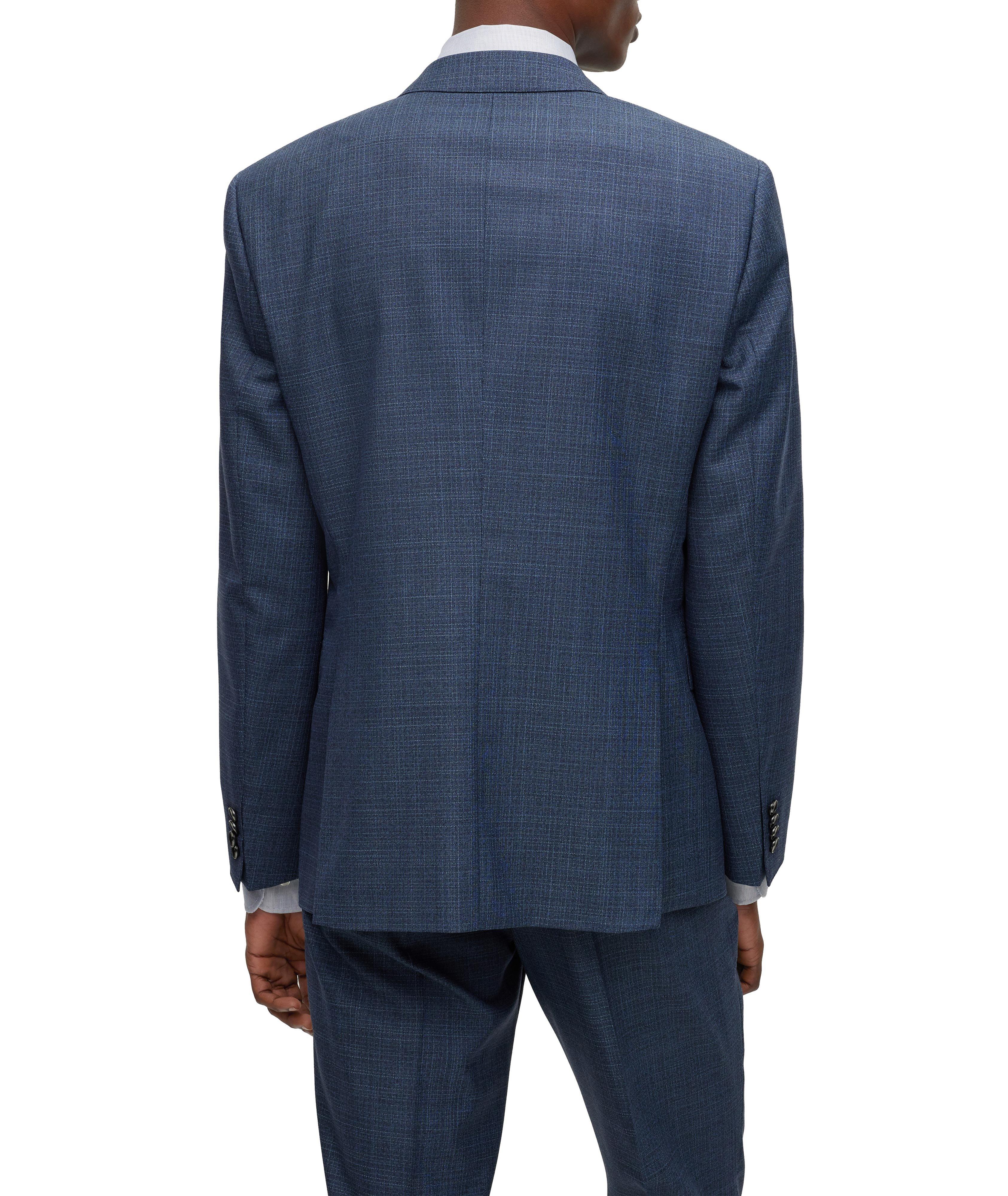 Slim Fit Crosshatch Wool Suits image 2
