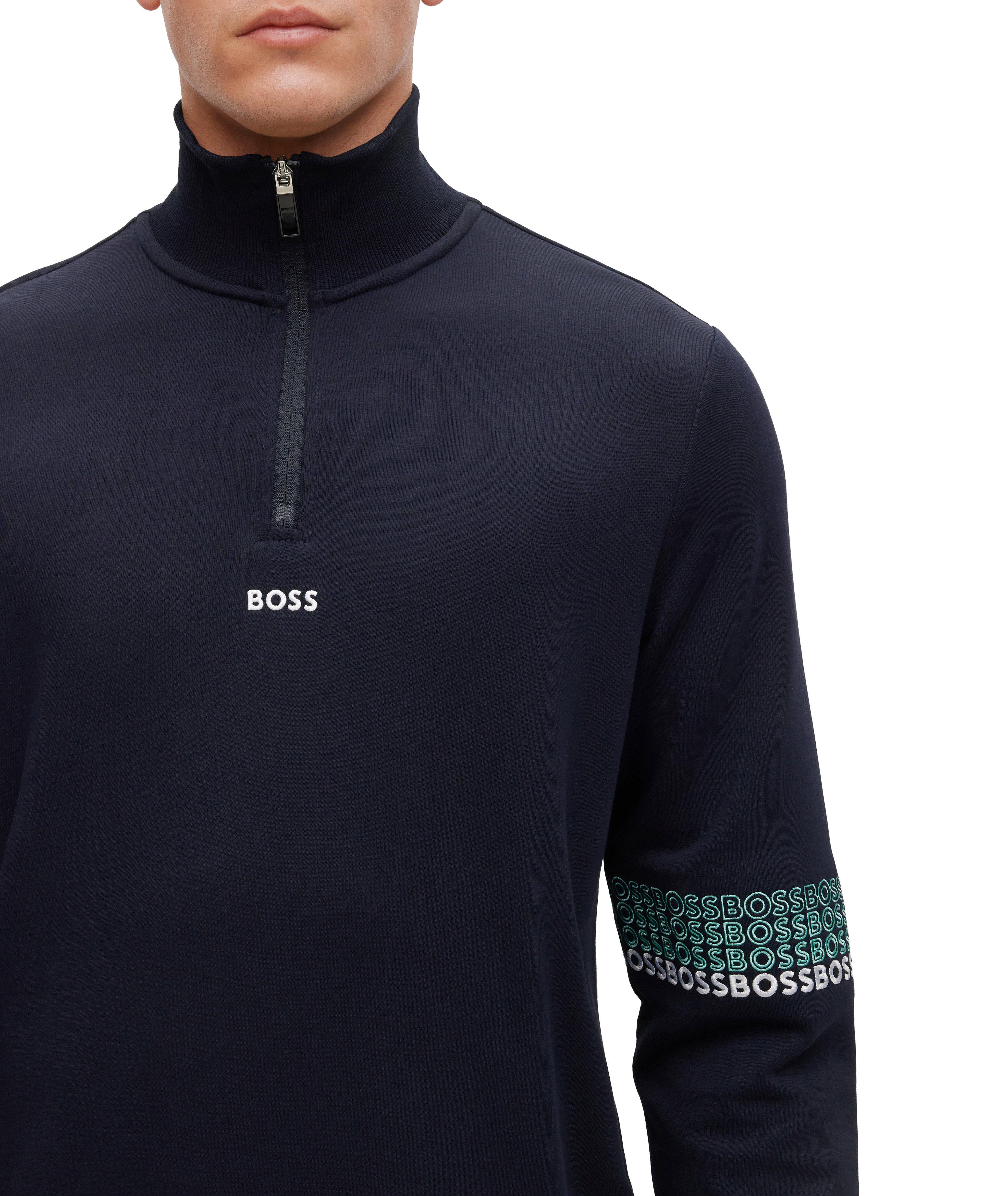 Boss quarter zip clearance sweater