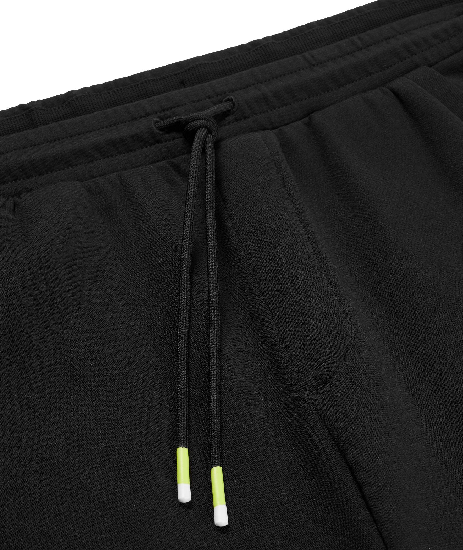 Cotton-Blend Multi-Coloured Drawstring Logo Shorts image 4