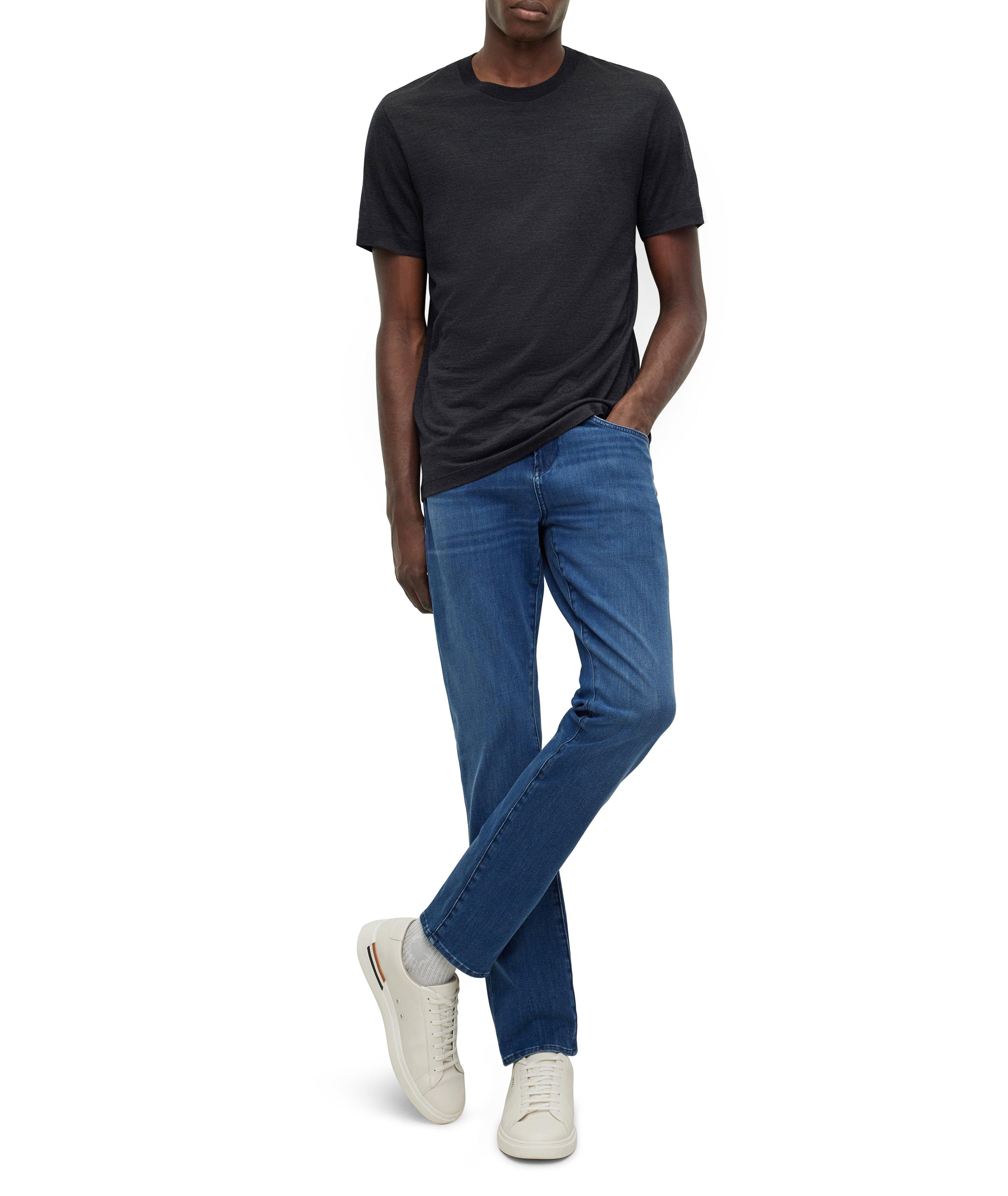 Virgin-Wool Crew Neck T-Shirt image 4