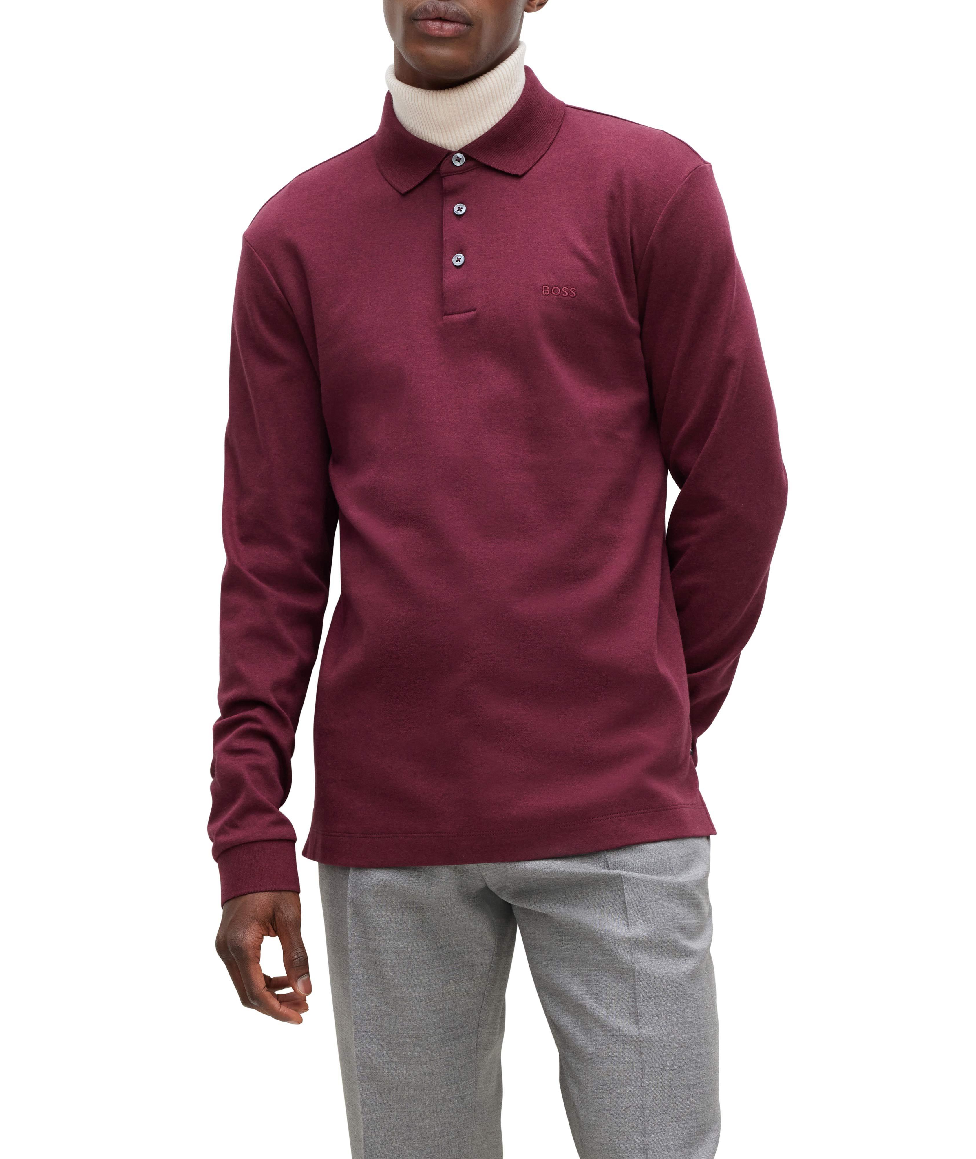 Organic Cotton Embroidered Logo Polo image 1