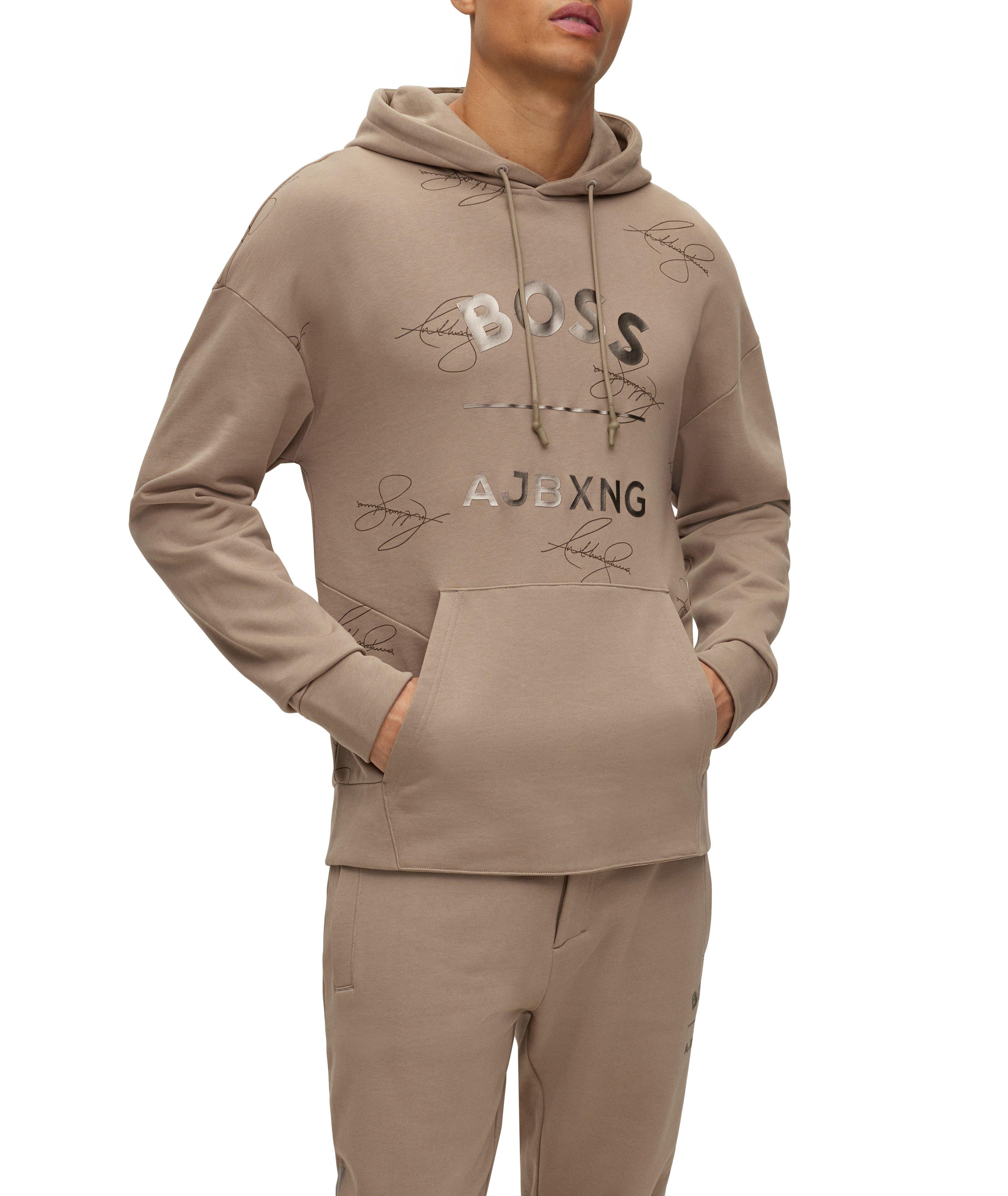 BOSS X AJBXNG Organic Cotton Logo Hoody image 1