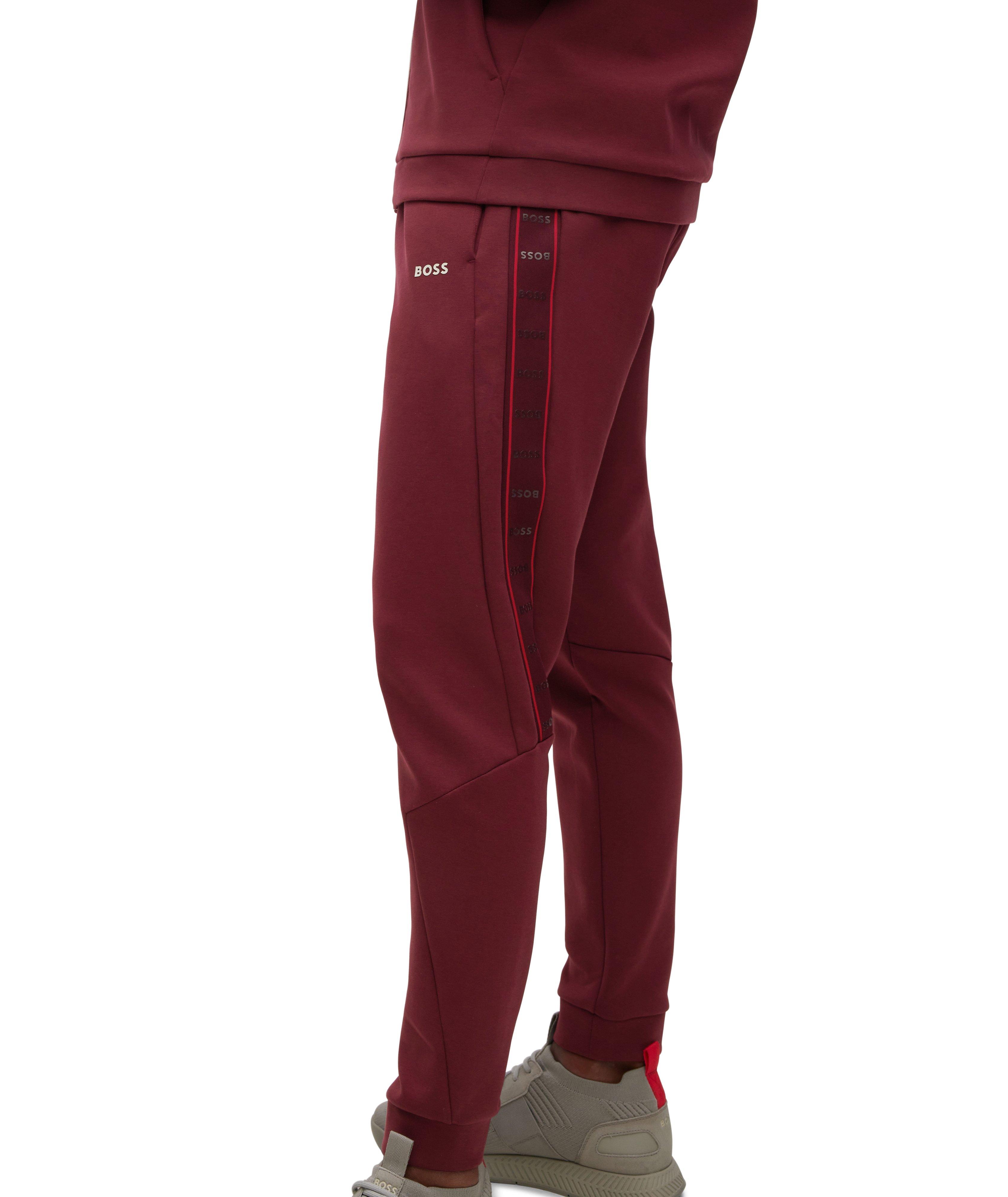 Cotton-Blend Logo-Tape Joggers image 3