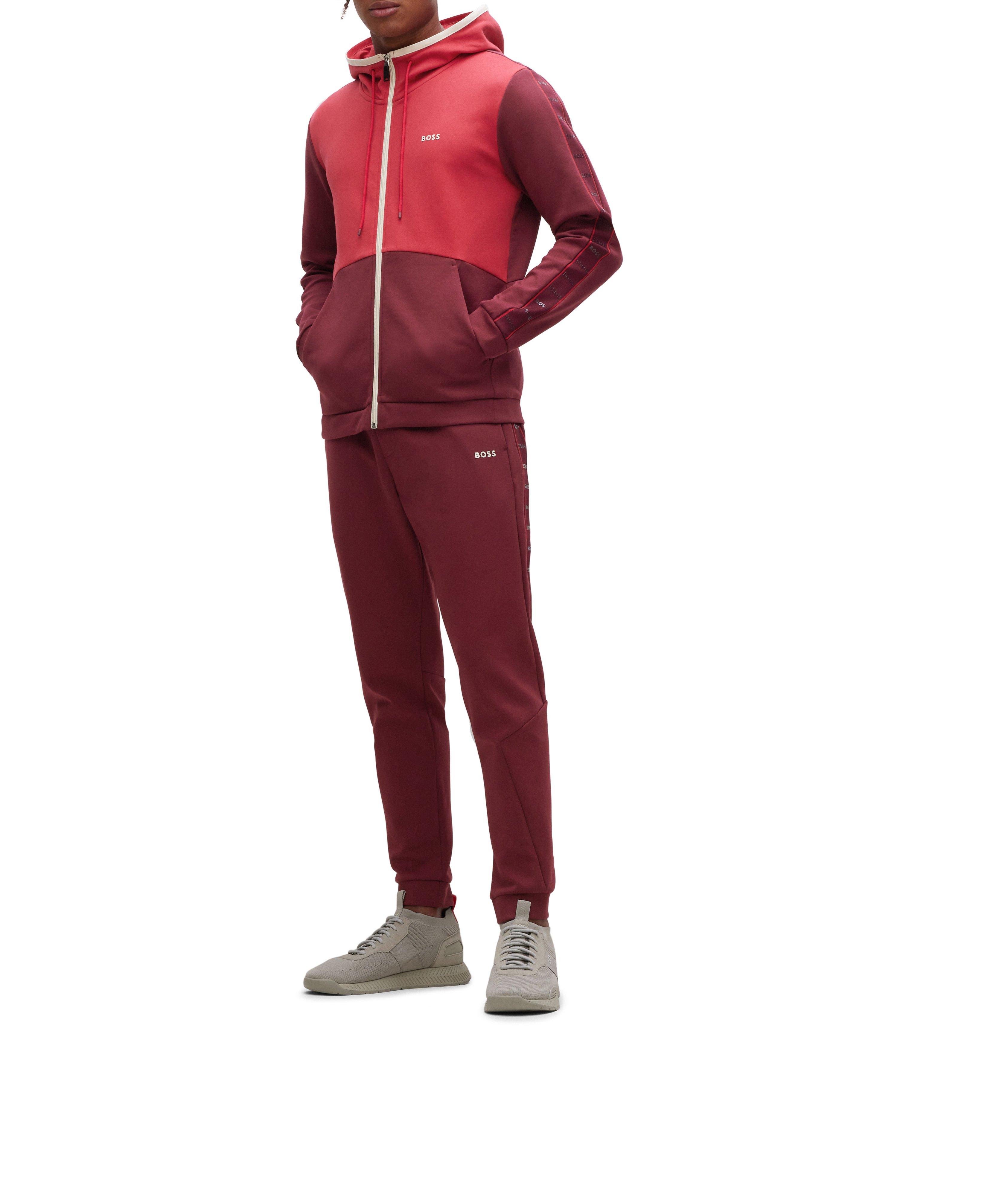 Cotton-Blend Logo-Tape Joggers image 5