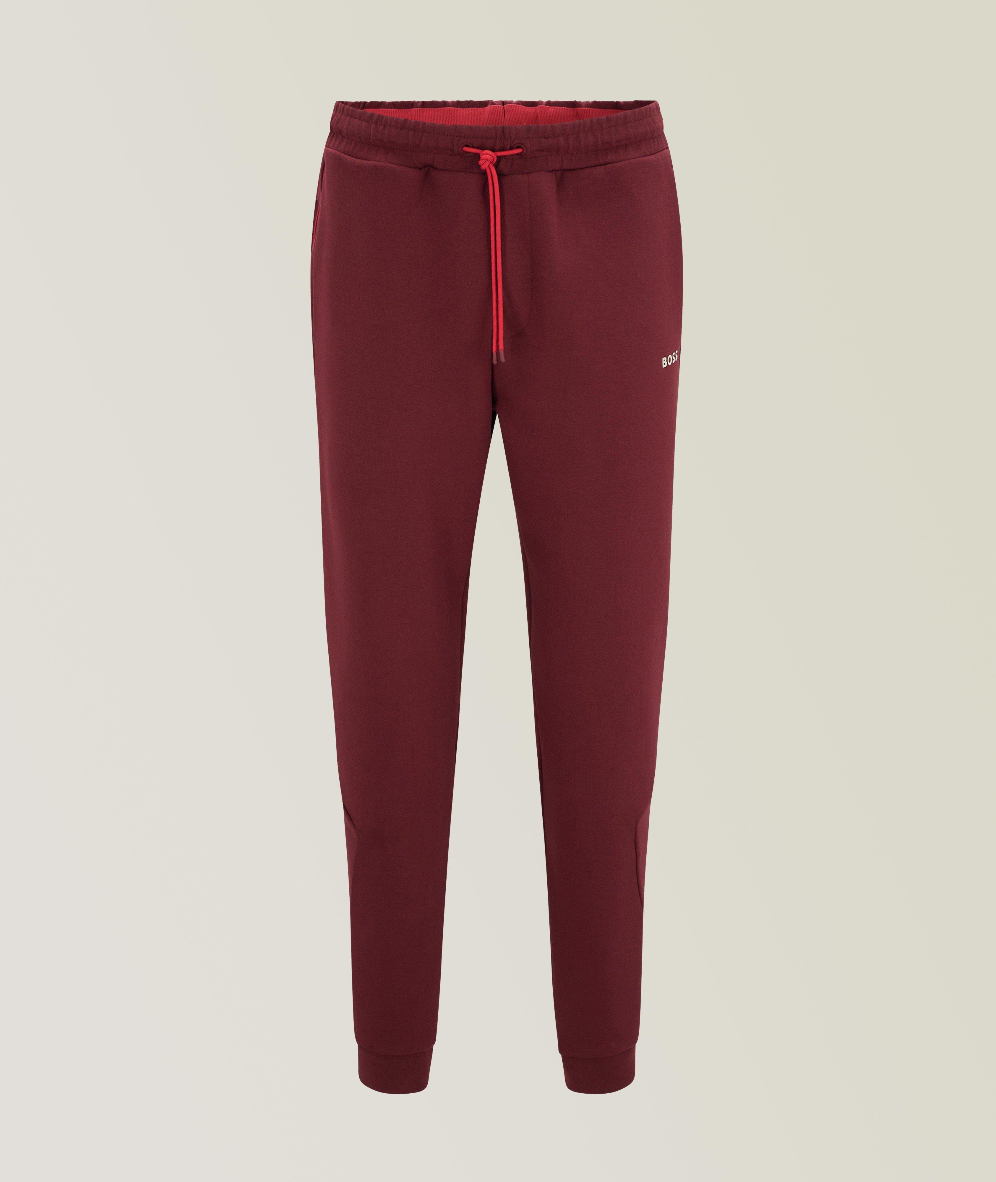 Cotton-Blend Logo-Tape Joggers image 0