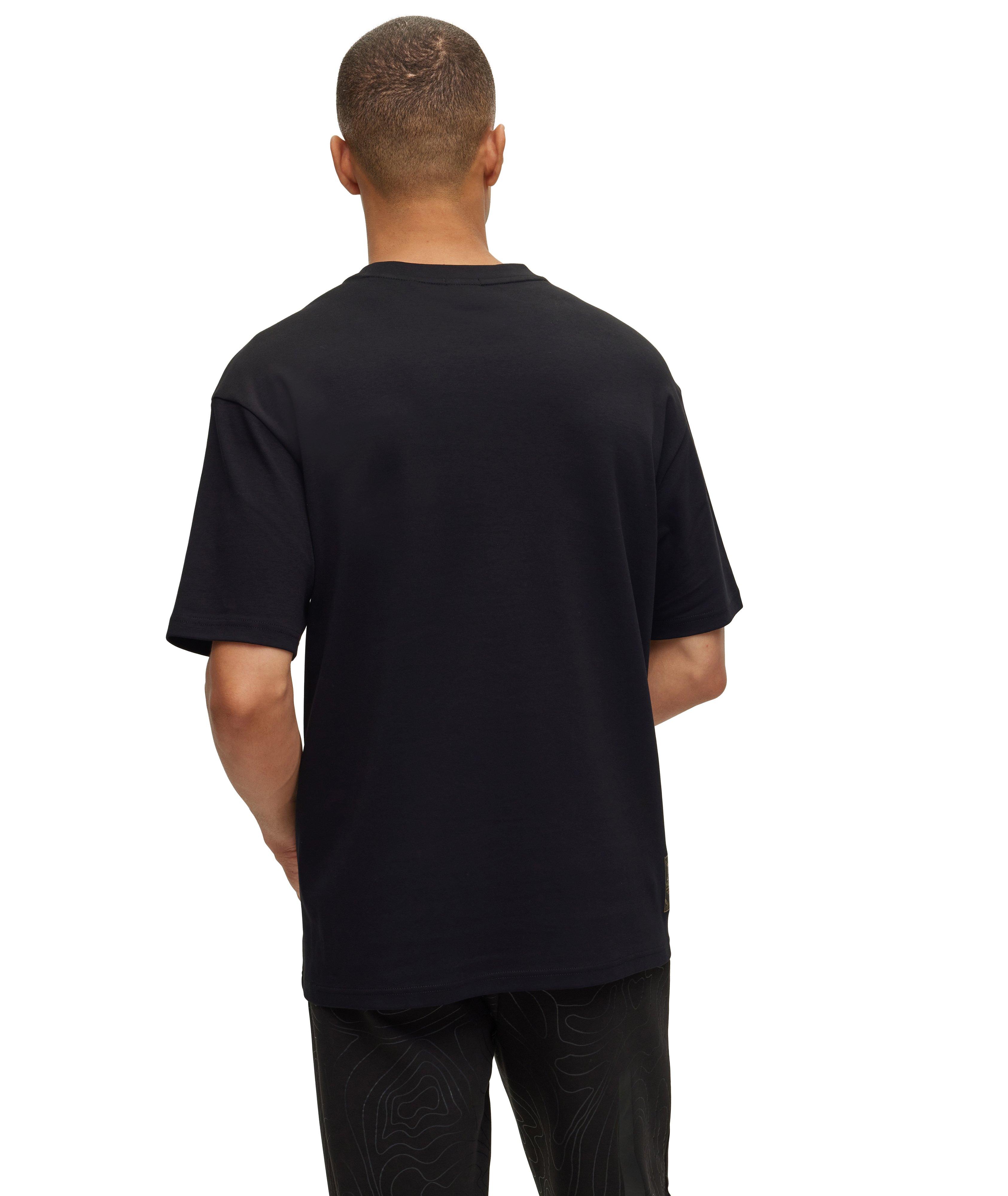 Cotton AJ Taloba Crewneck T-Shirt image 2