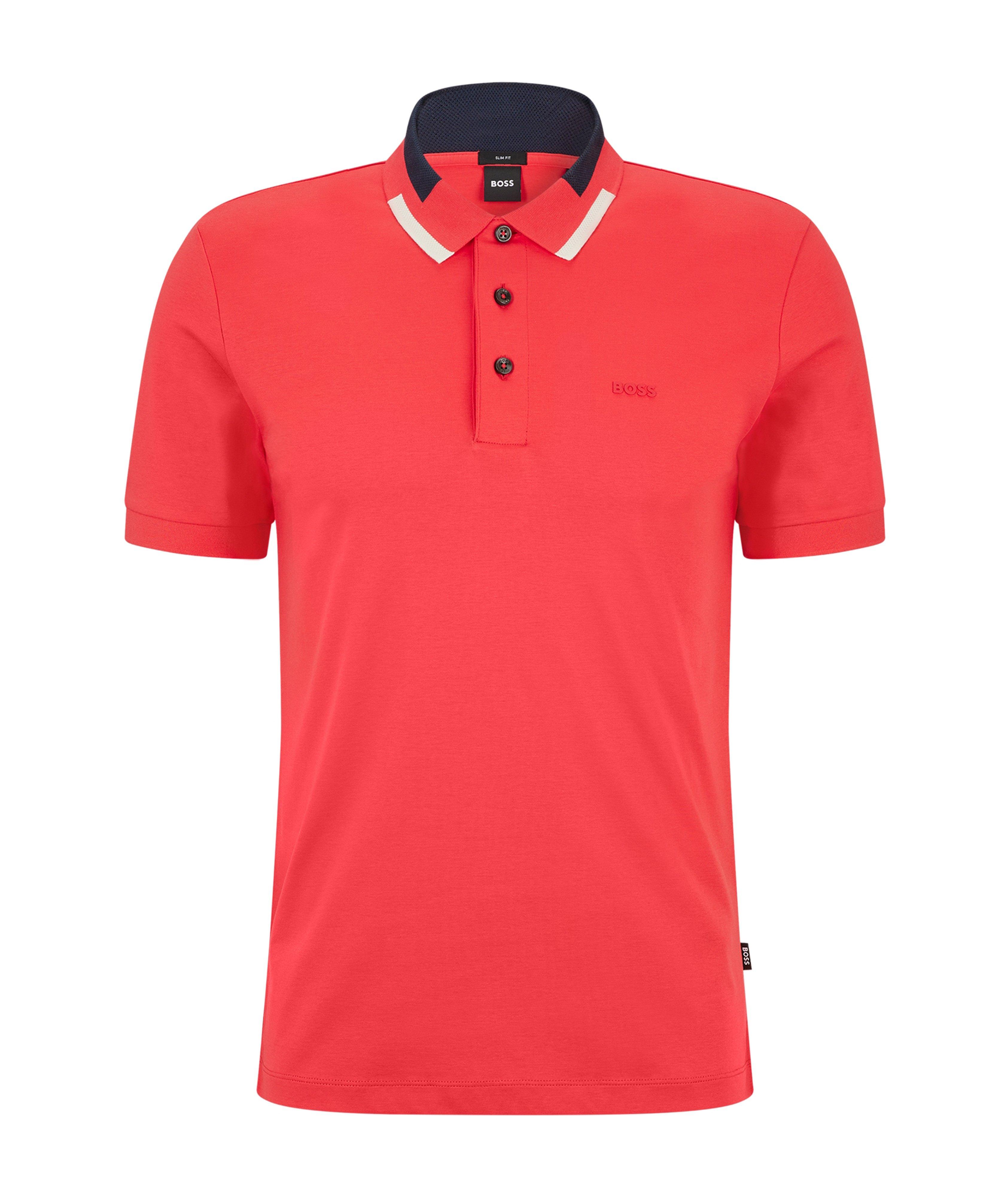 Slim-fit Mercerized Cotton Polo Shirt  image 0