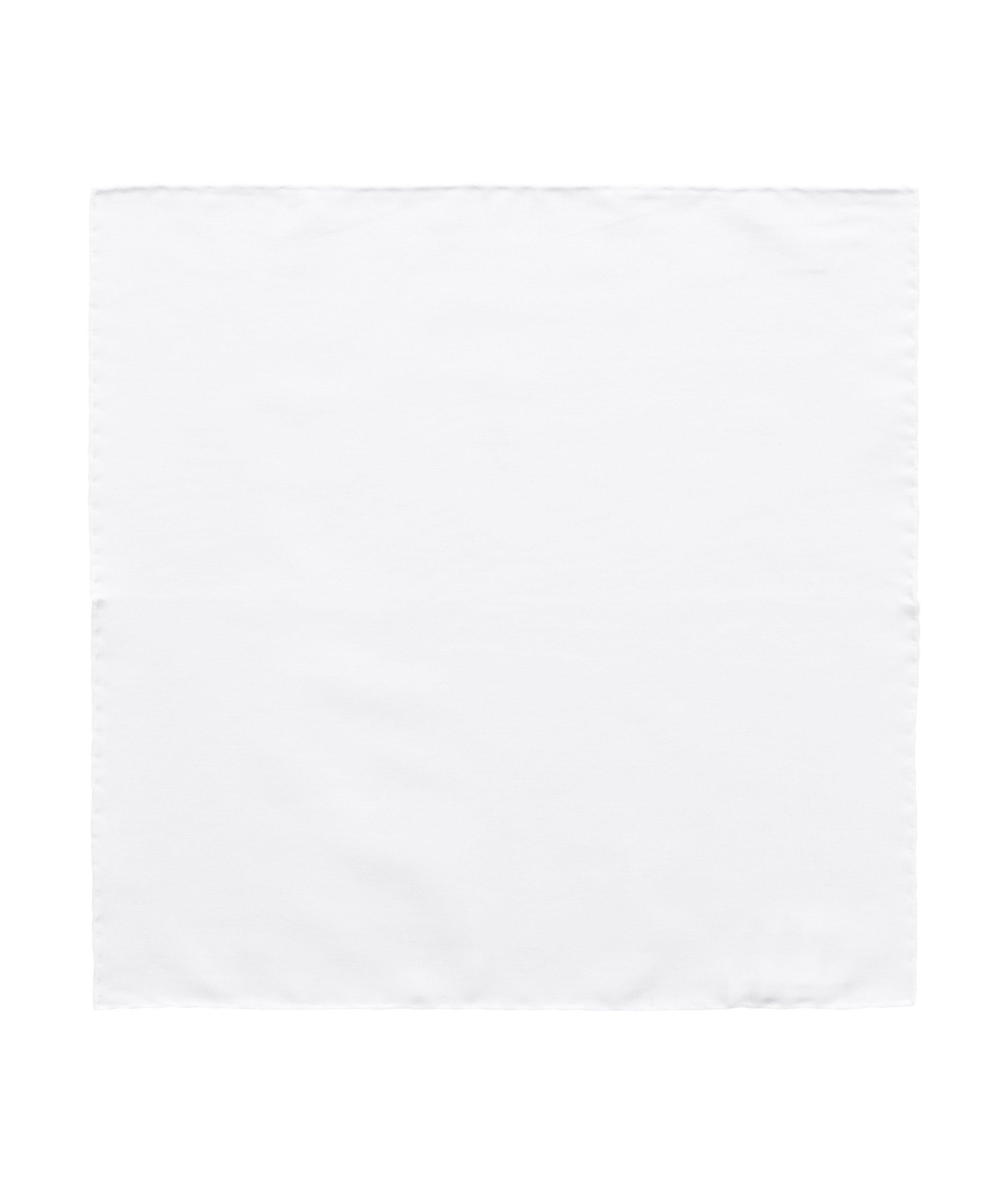 Solid Cotton Twill Pocket Square image 1