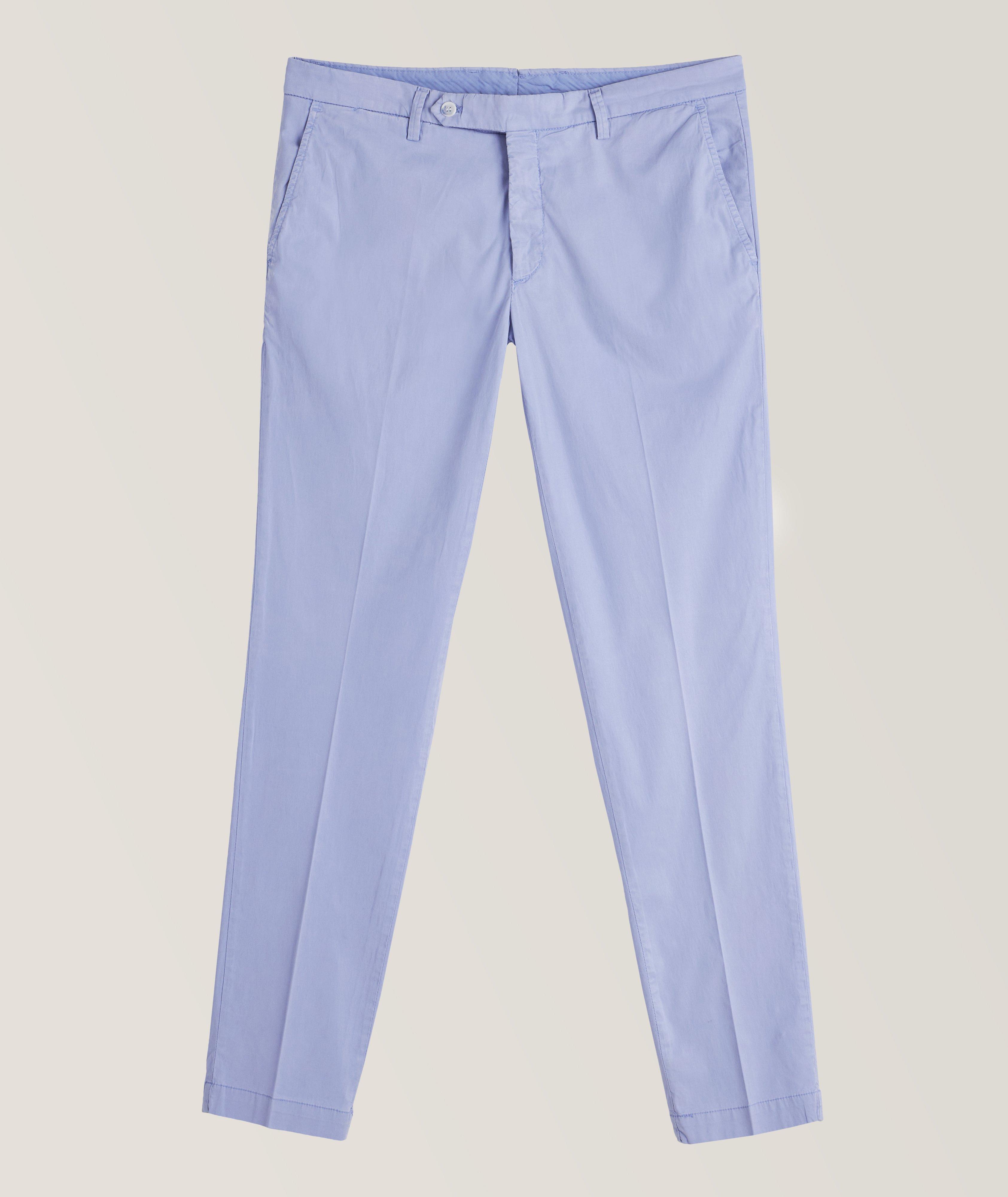 Chino en lyocell et en coton de coupe contemporaine image 0