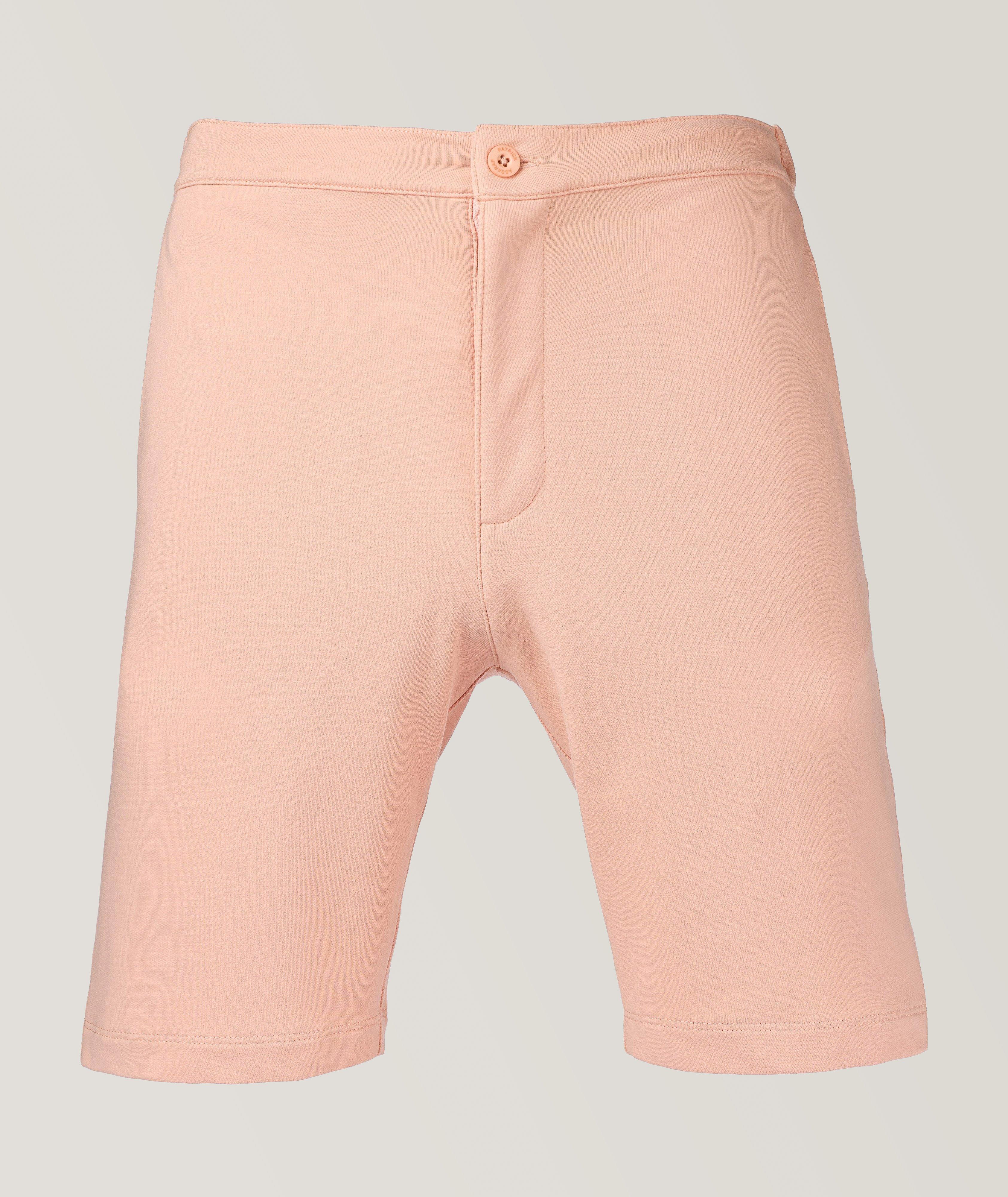 Pima Cotton Stretch French Terry Shorts image 0