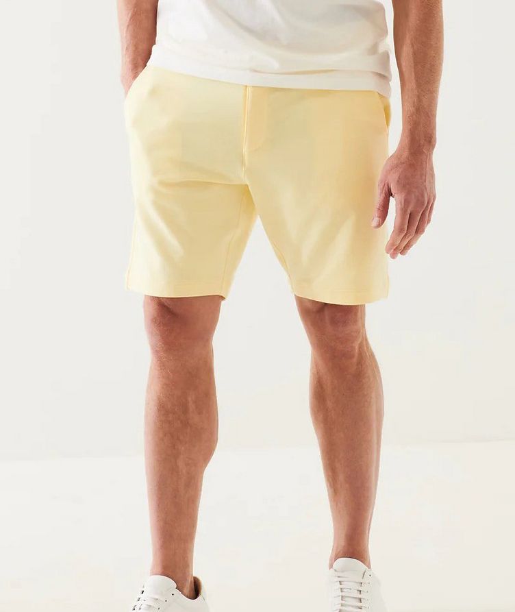 Pima Cotton Stretch French Terry Shorts image 1