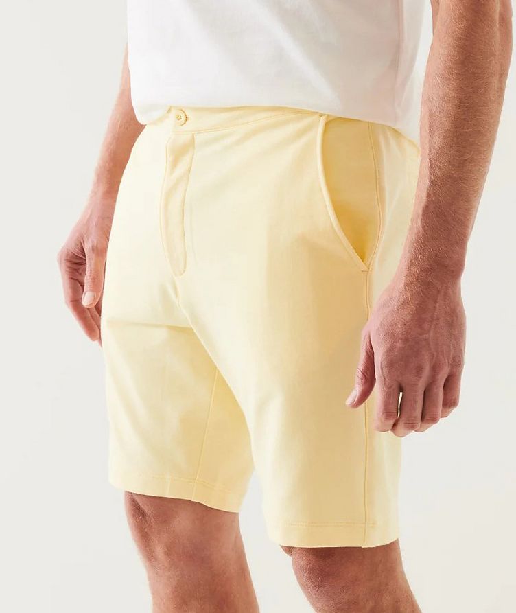 Pima Cotton Stretch French Terry Shorts image 2