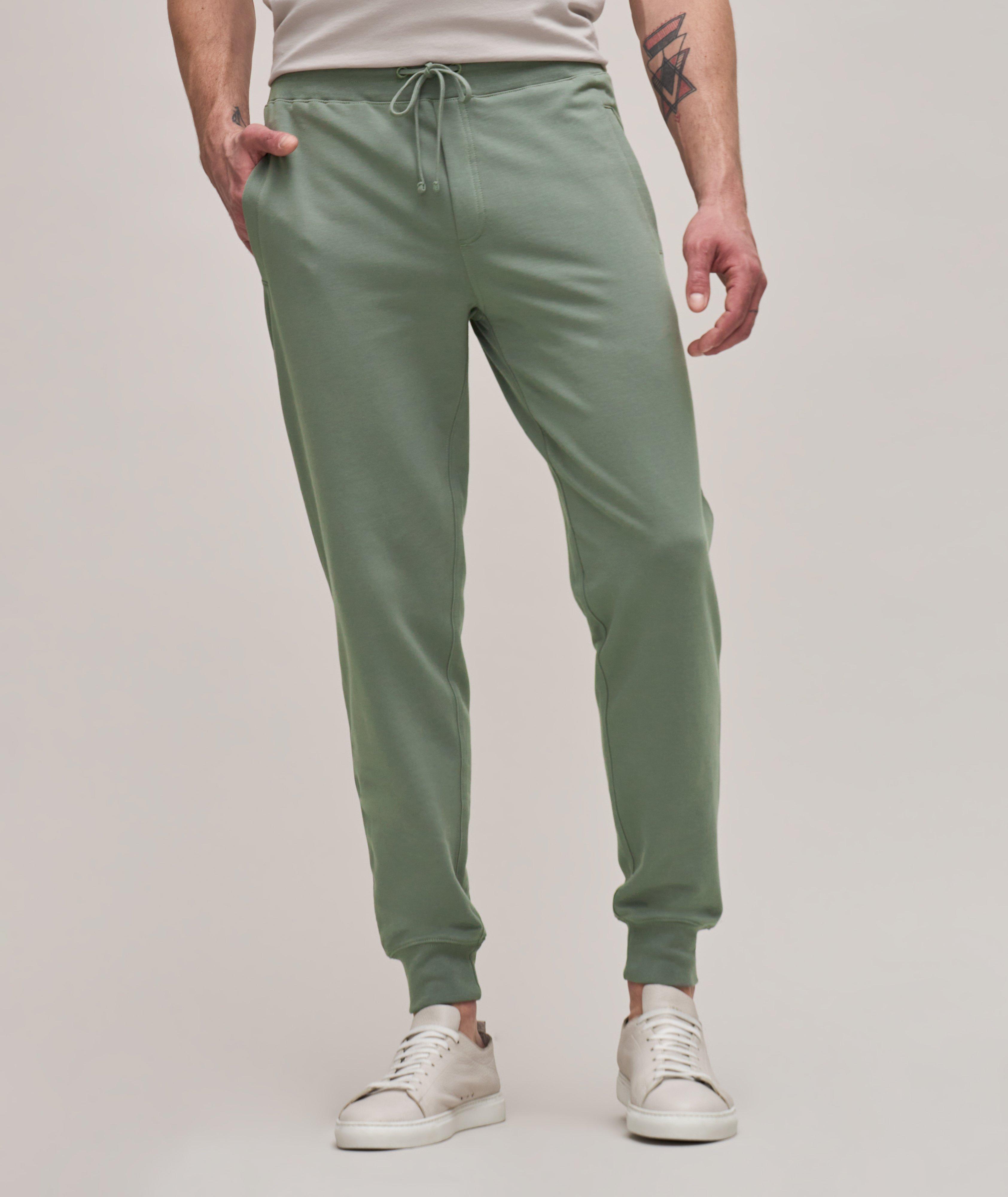Stretch-Cotton French Terry Joggers image 2