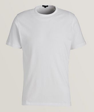 PATRICK ASSARAF T-shirt en coton pima à encolure en ronde