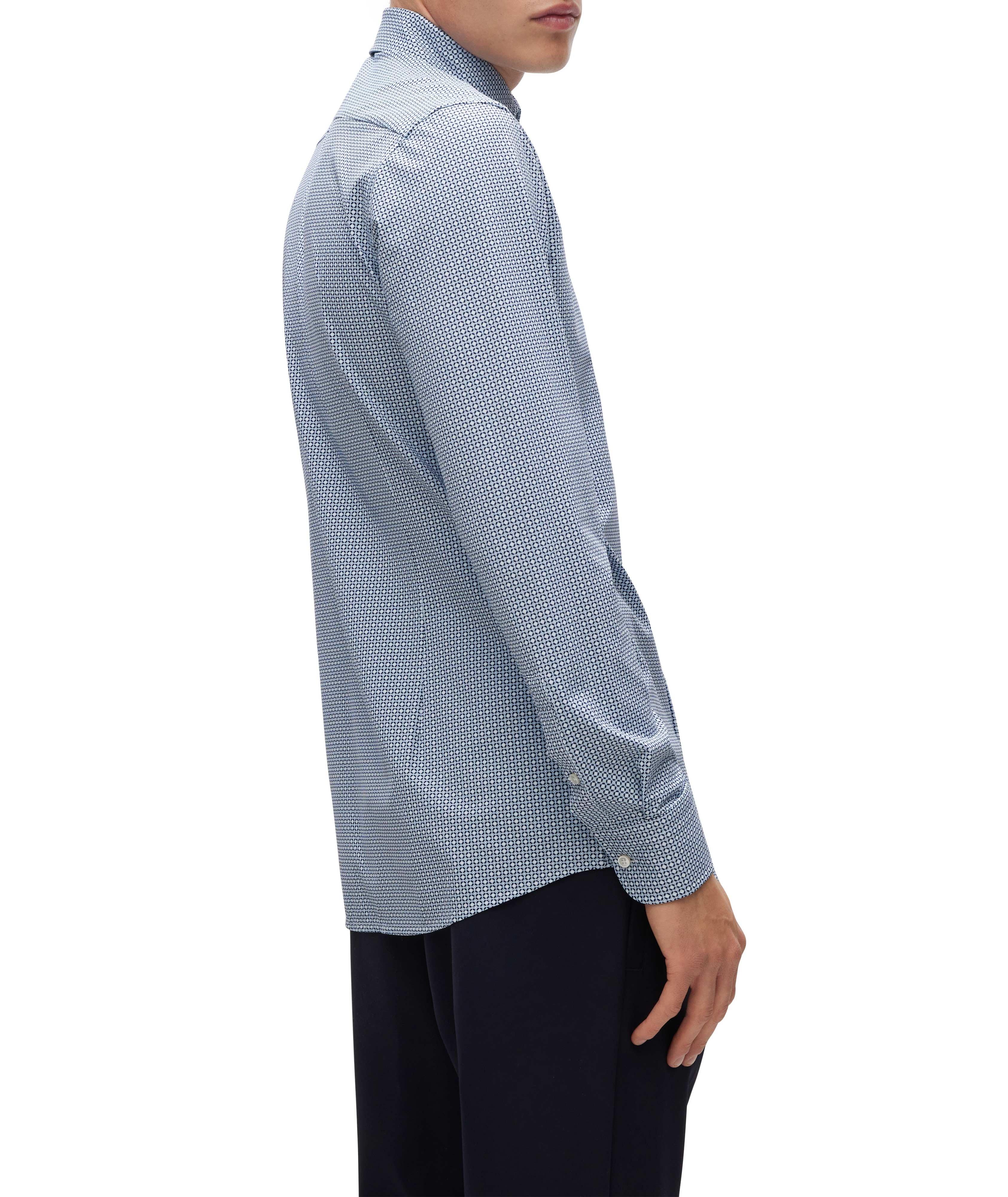 Slim-Fit Printed Performance-Stretch Jersey Shirt image 2