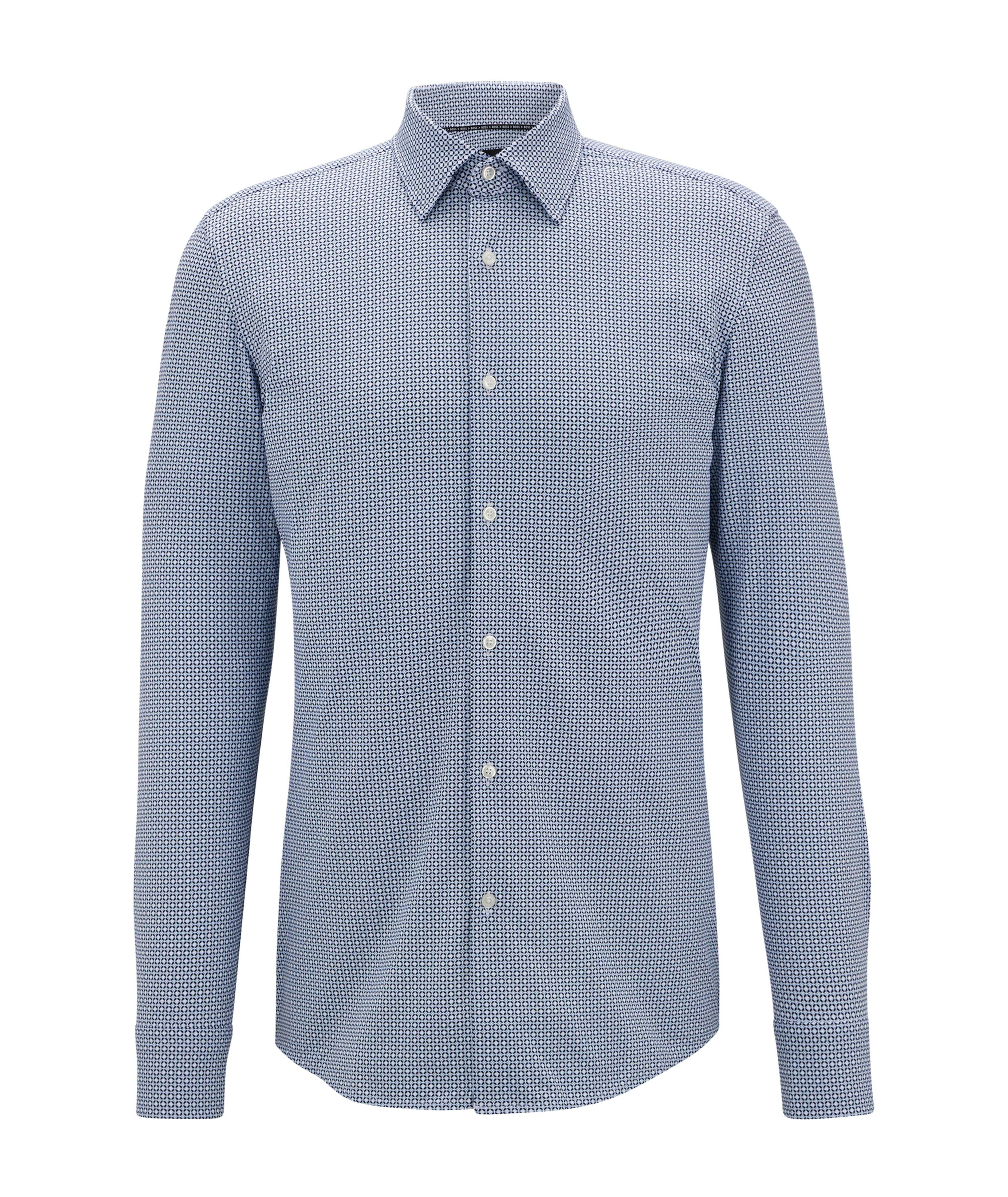 Slim-Fit Printed Performance-Stretch Jersey Shirt image 0