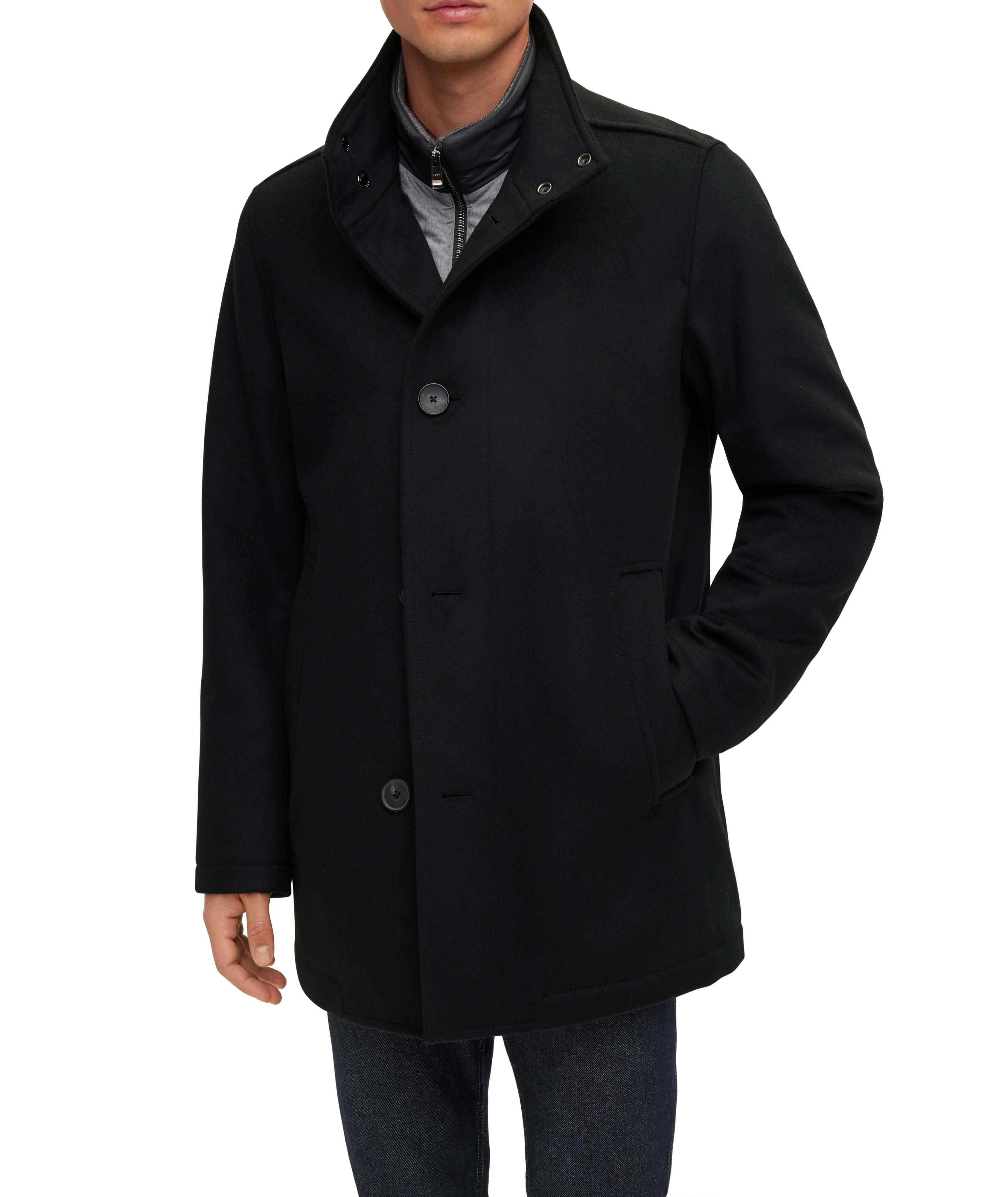 BOSS Wool-Cashmere Inner Layer Coat, Coats