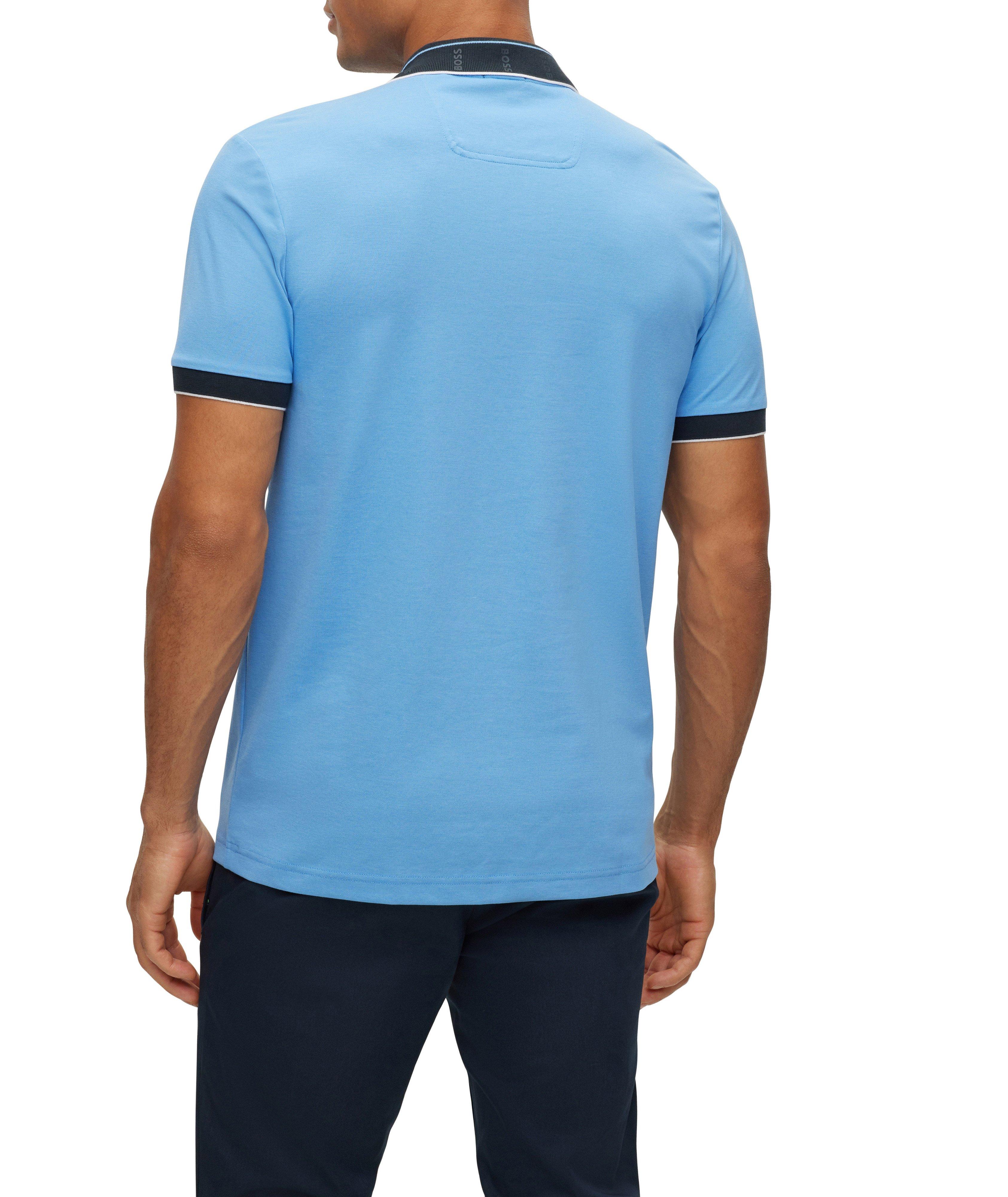 Stretch-Cotton Logo Print Polo image 2