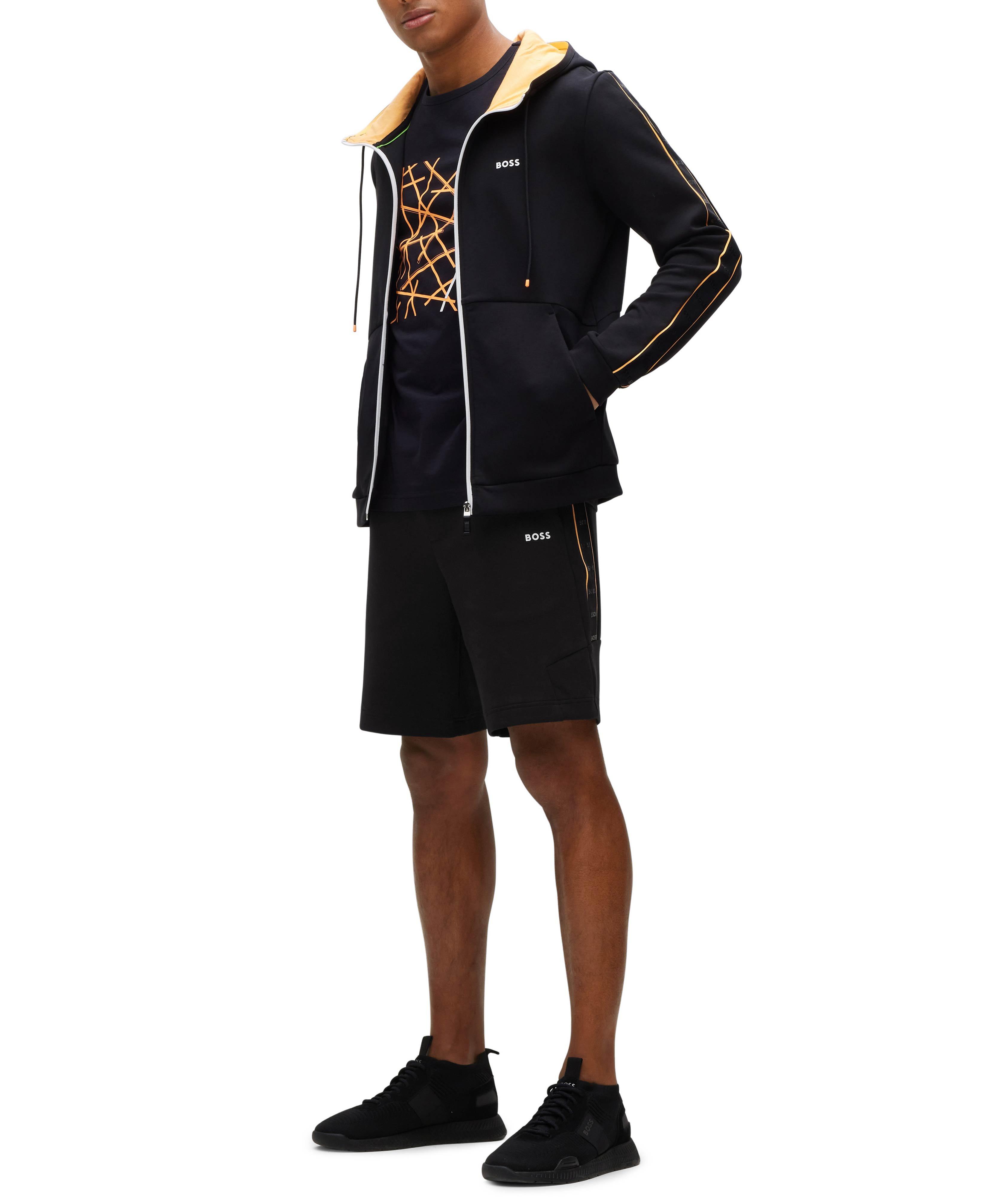Cotton Sweat Short with Logo Tape  image 4