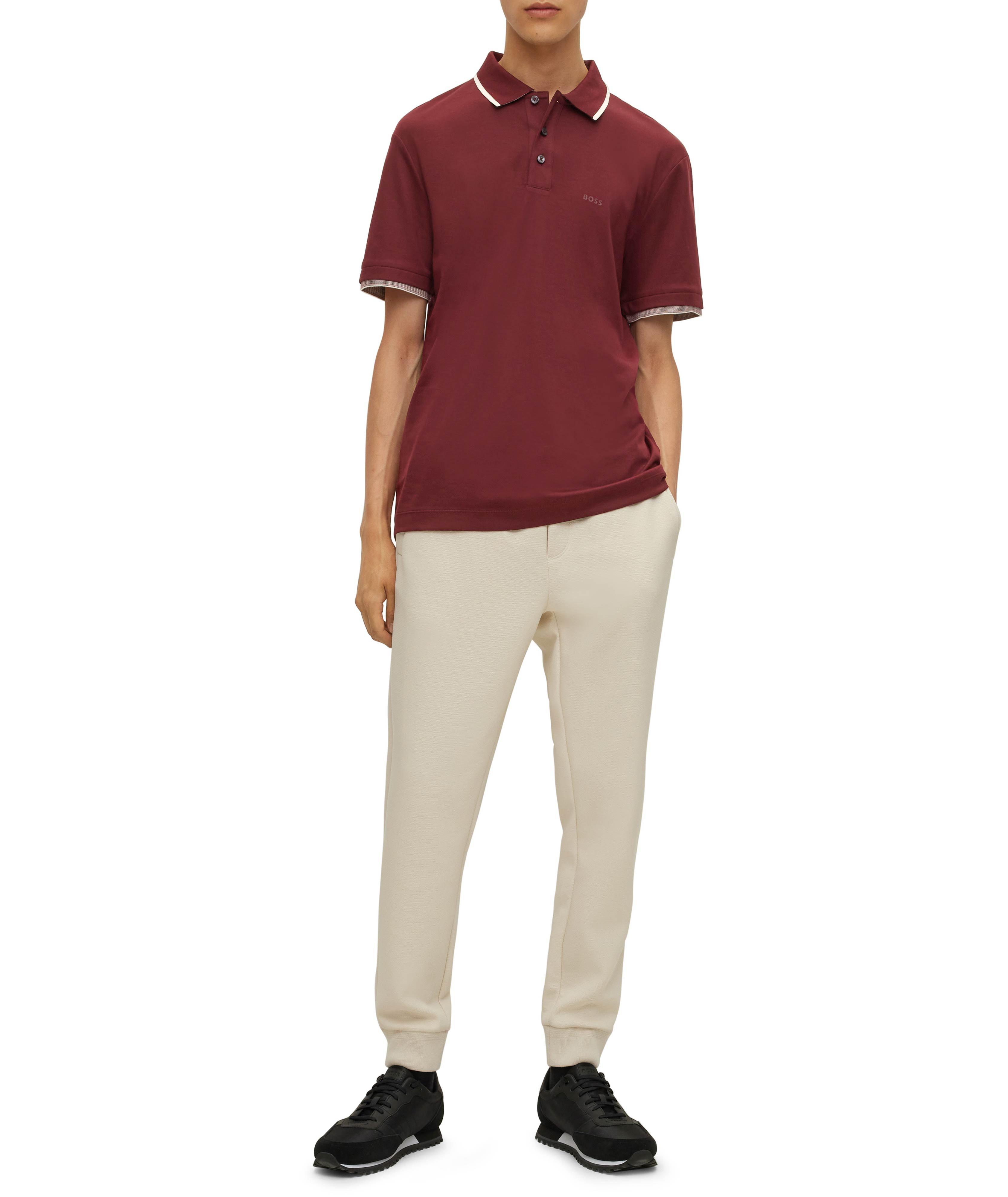 Polo en tricot interlock avec logo image 4