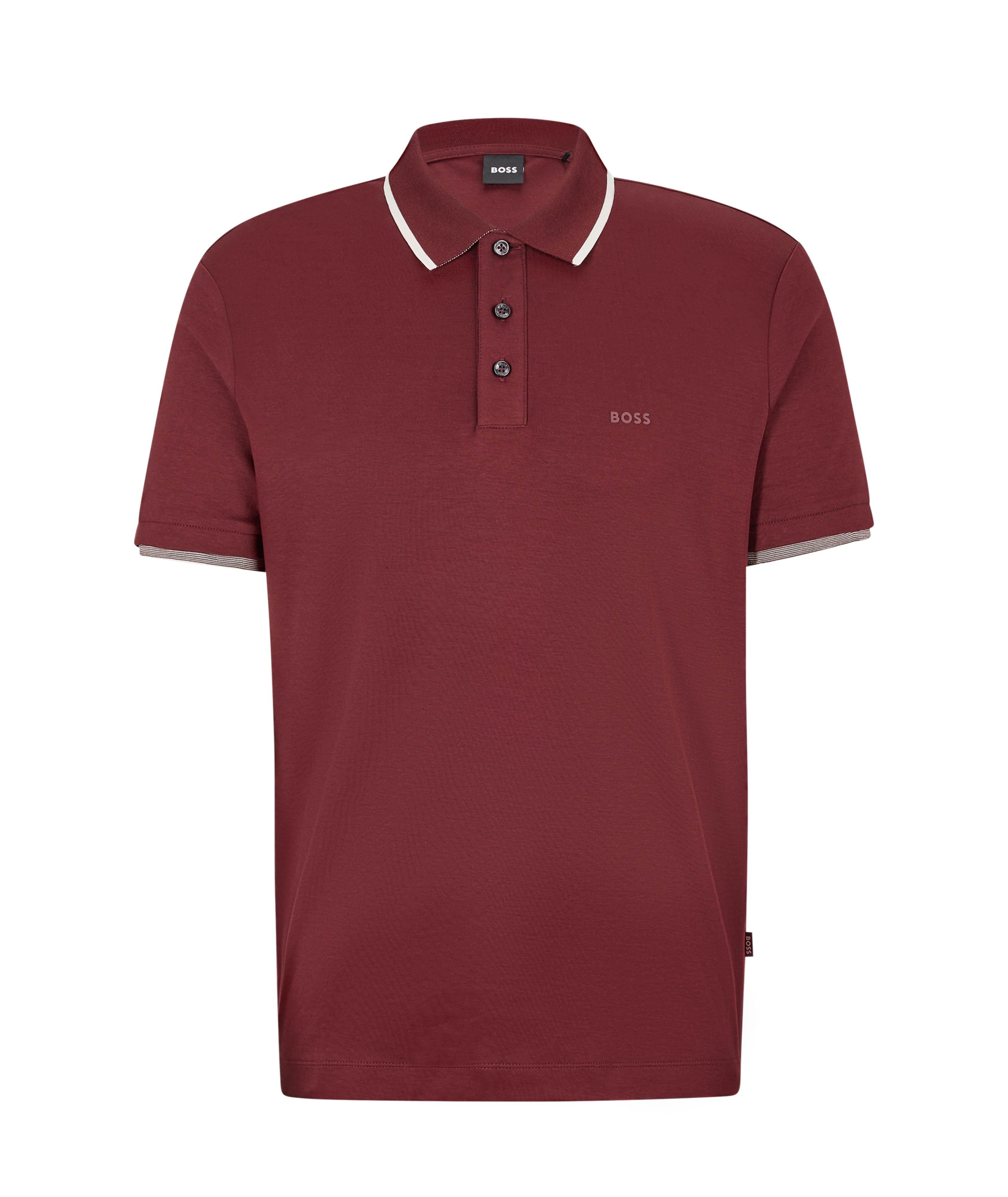Polo en tricot interlock avec logo image 0