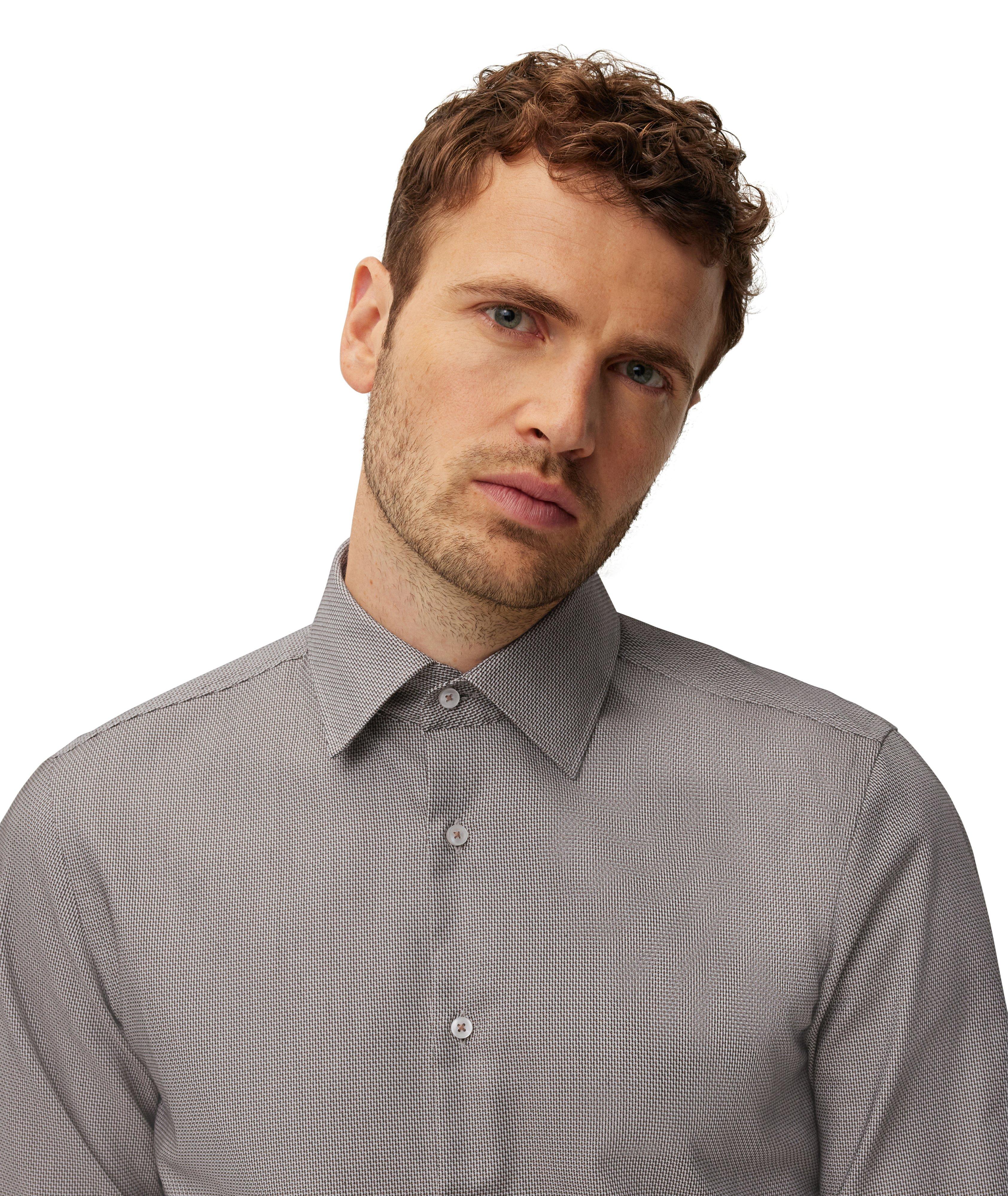 Slim-Fit Stretch-Cotton Dress Shirt image 4