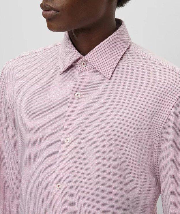Slim-Fit Cotton Jersey Blend Dress Shirt  image 3