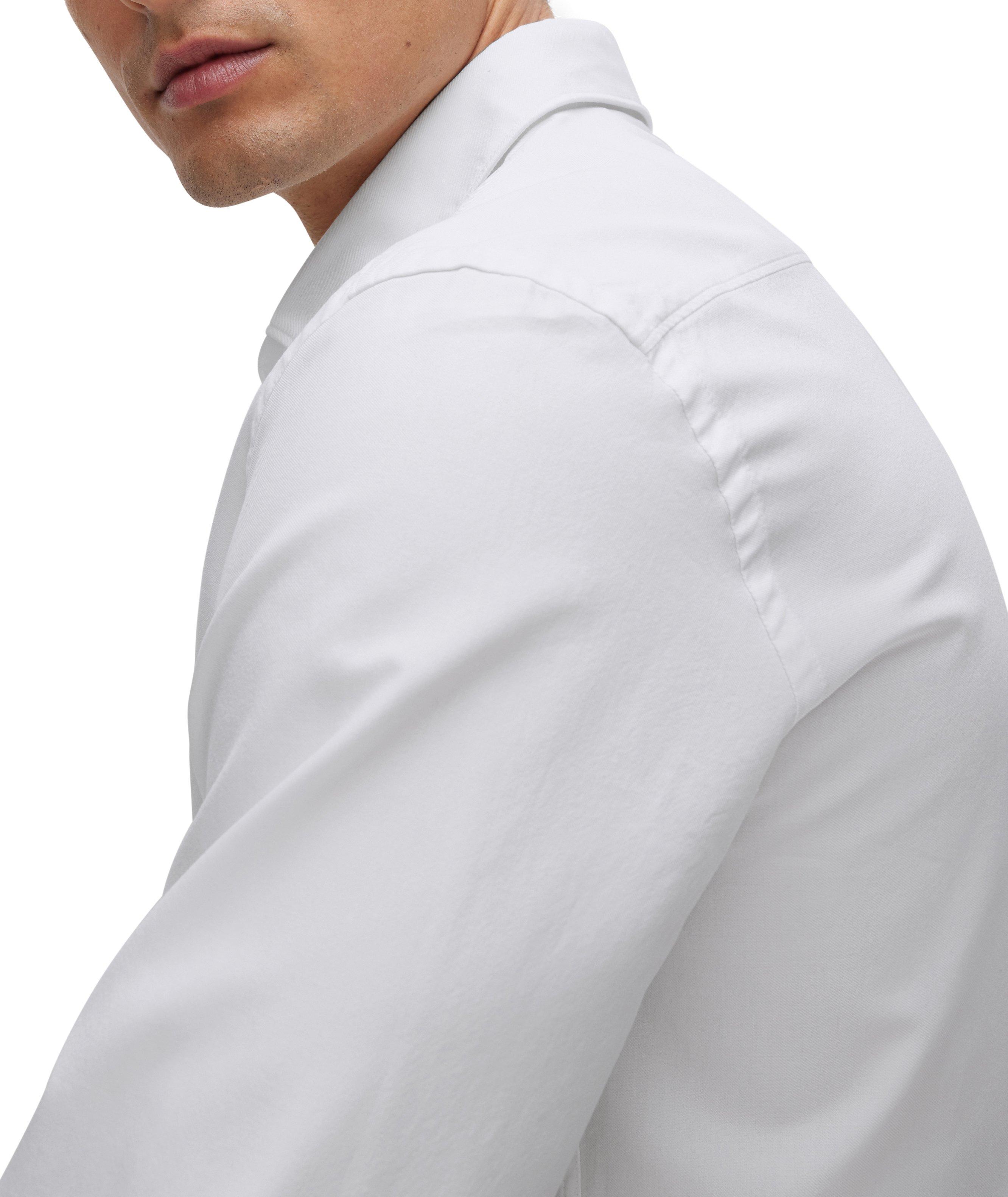 Inner Collar Piping Twill Dress Shirt image 3