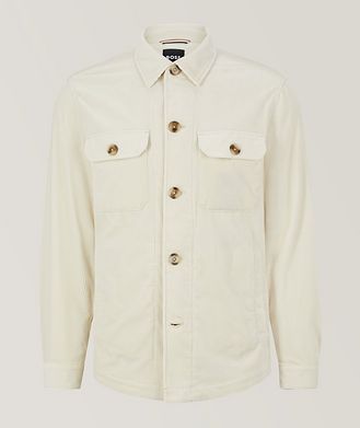 BOSS Corduroy Stretch-Cotton Overshirt