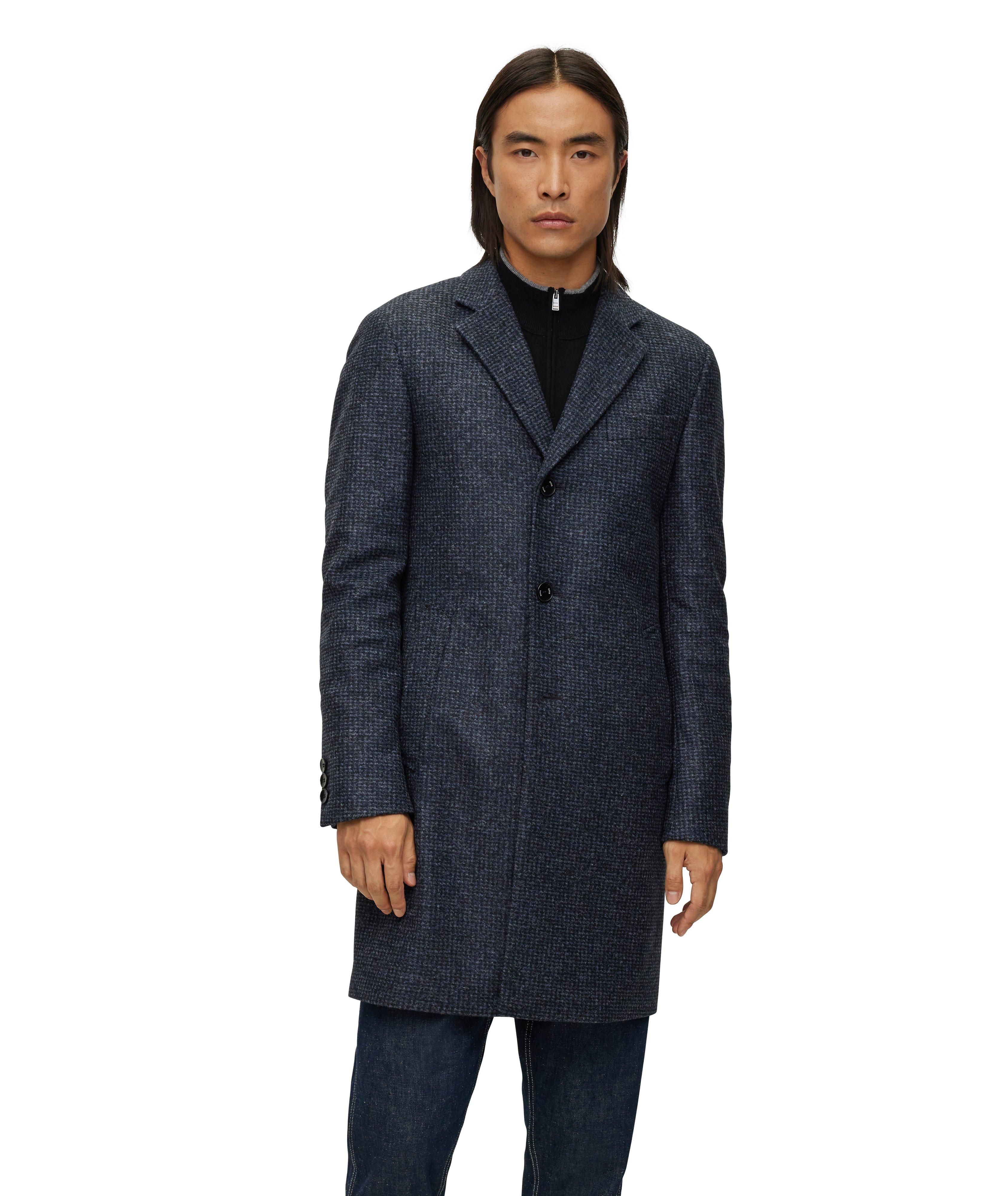 Slim Fit Nylon Blend Coat image 1