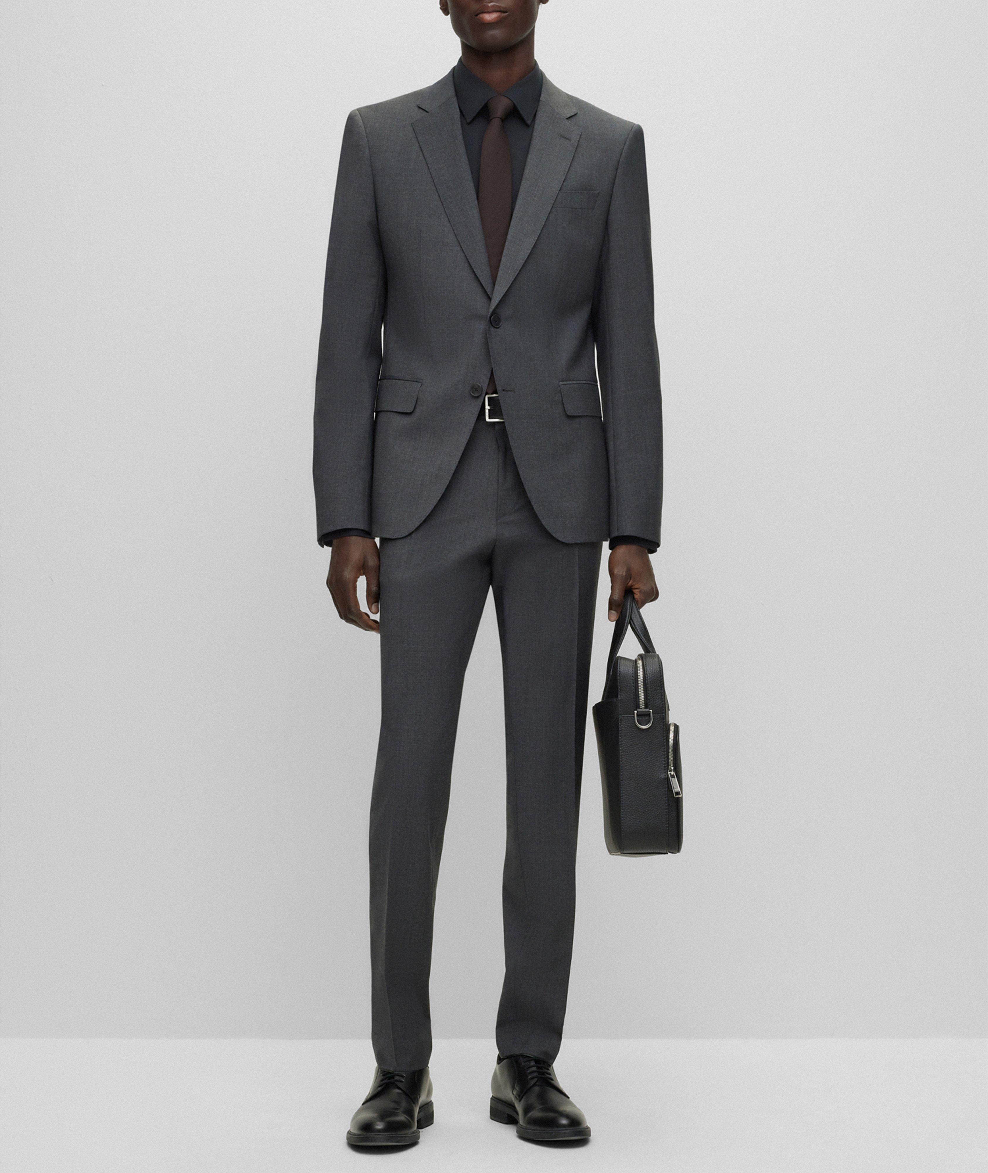 Mélange Wool-Blend Suit image 8