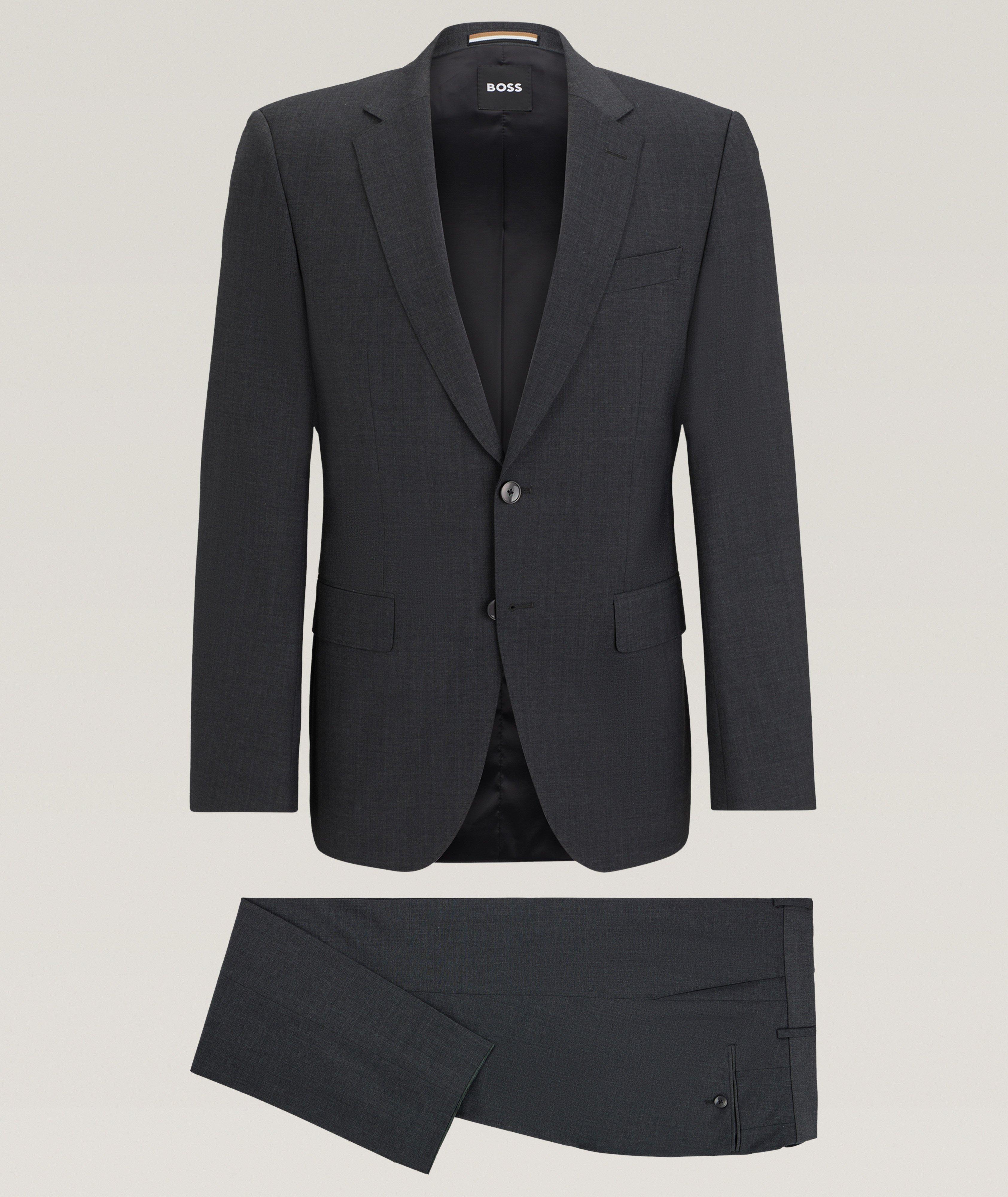 Mélange Wool-Blend Suit image 0